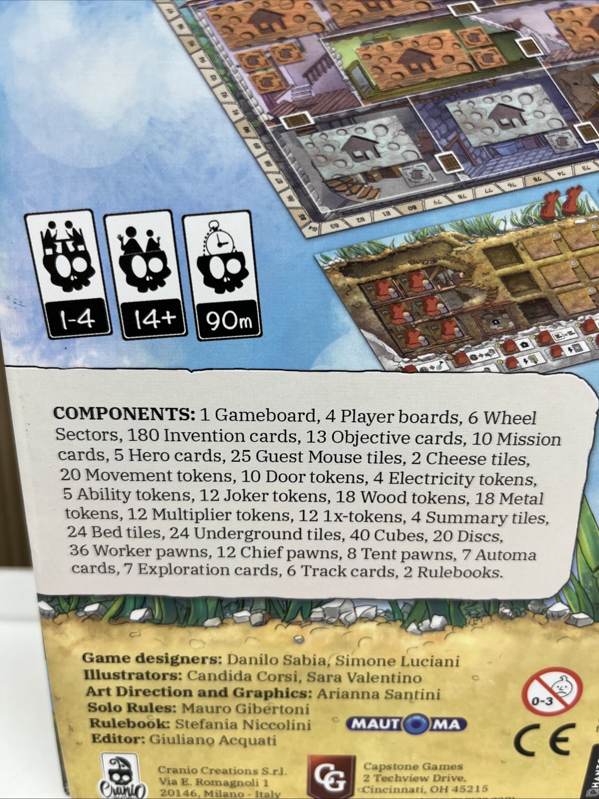 Rats of Wistar – Capstone Games 2024 – Complete! Excellent!