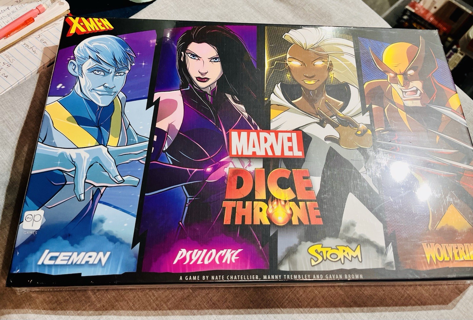 Marvel Dice Throne Board Game Iceman Storm Wolverine Psylocke Factor Sealed New