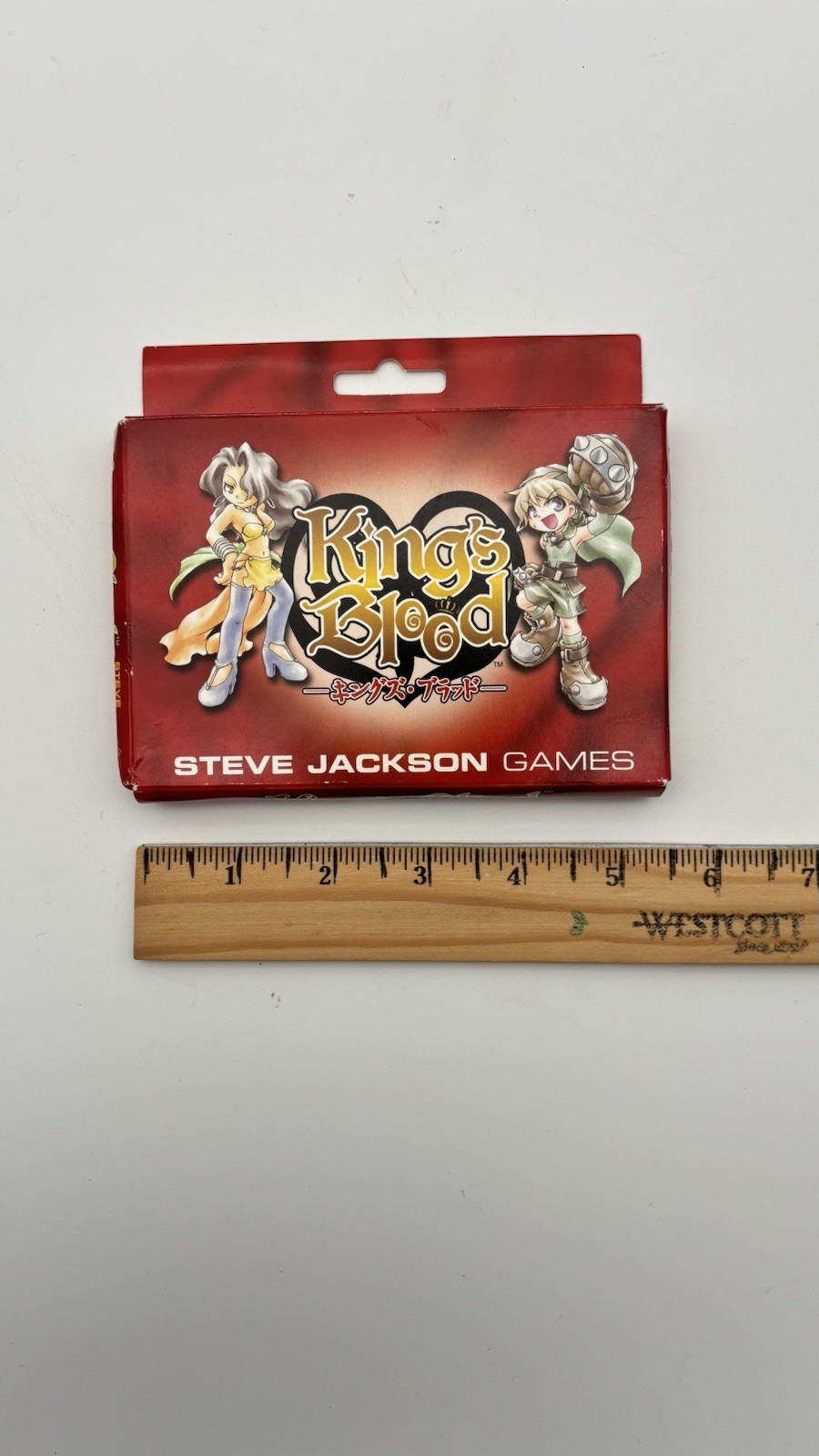 King’s Blood Card Game – Steve Jackson Games – RARE 2003 100% Complete Nice