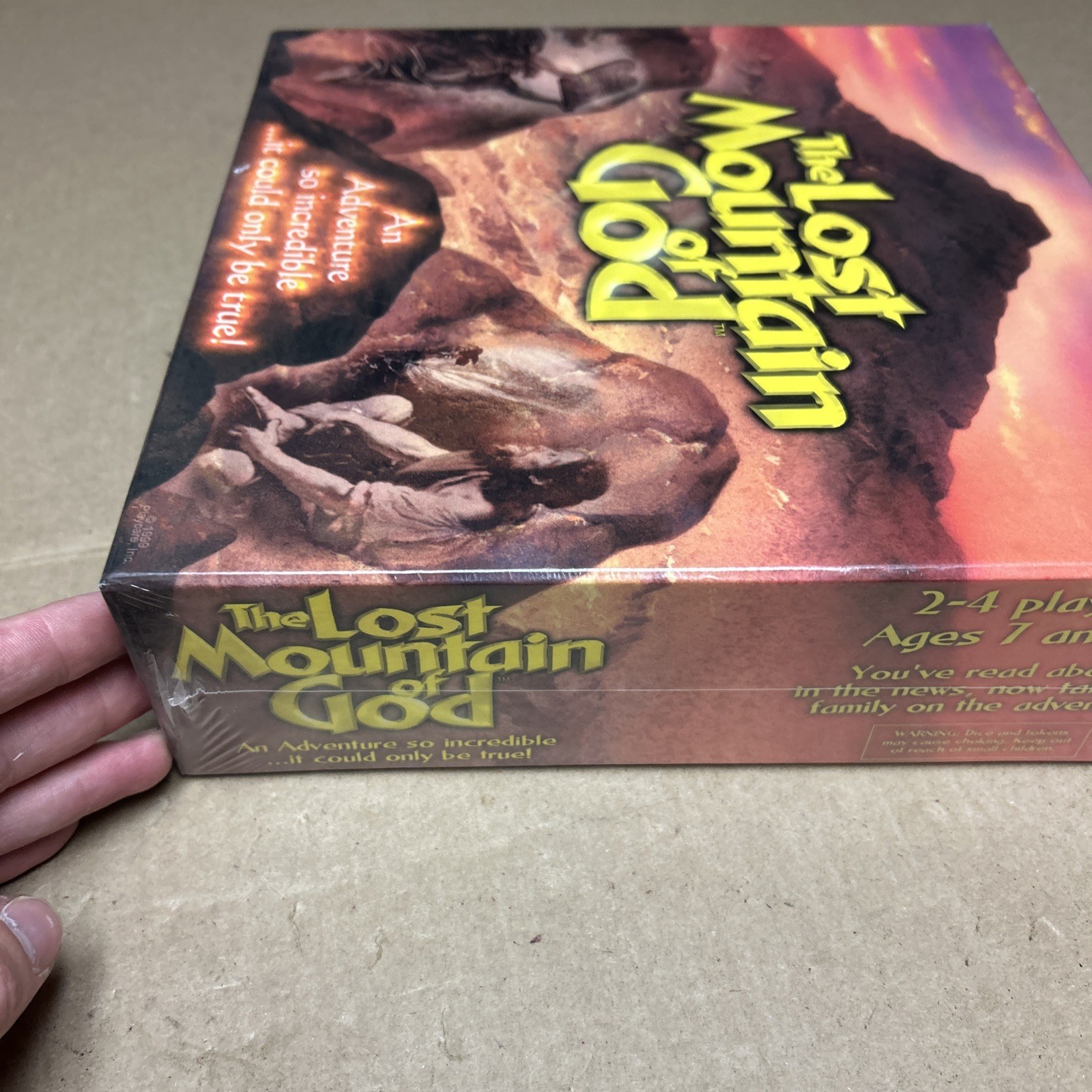 Tommy Nelson The Lost Mountain of God Biblical Adventure Board Game New W/Tears
