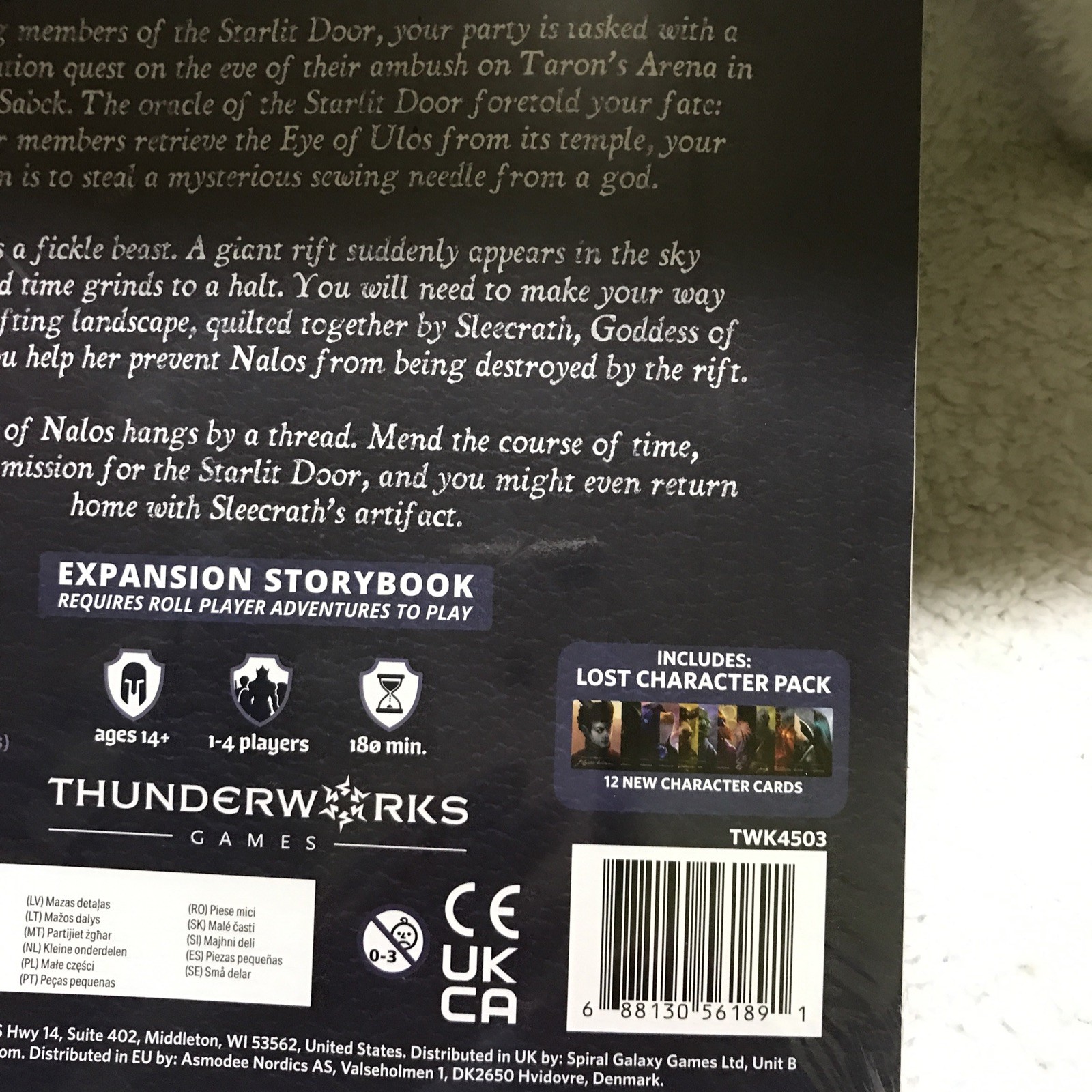 Thunderwork Dice Game Roll Player Adventures – Silver Threads of Fate Storybook