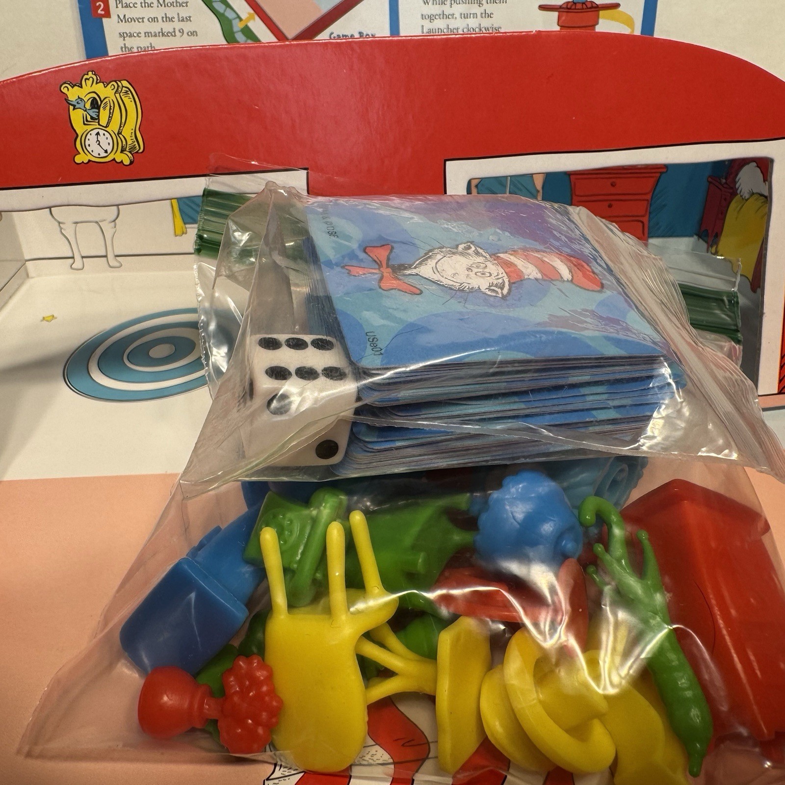 Dr. Seuss Whirly Fun Game Near COMPLETE Wonder Forge 2016 Cat in the Hat Read