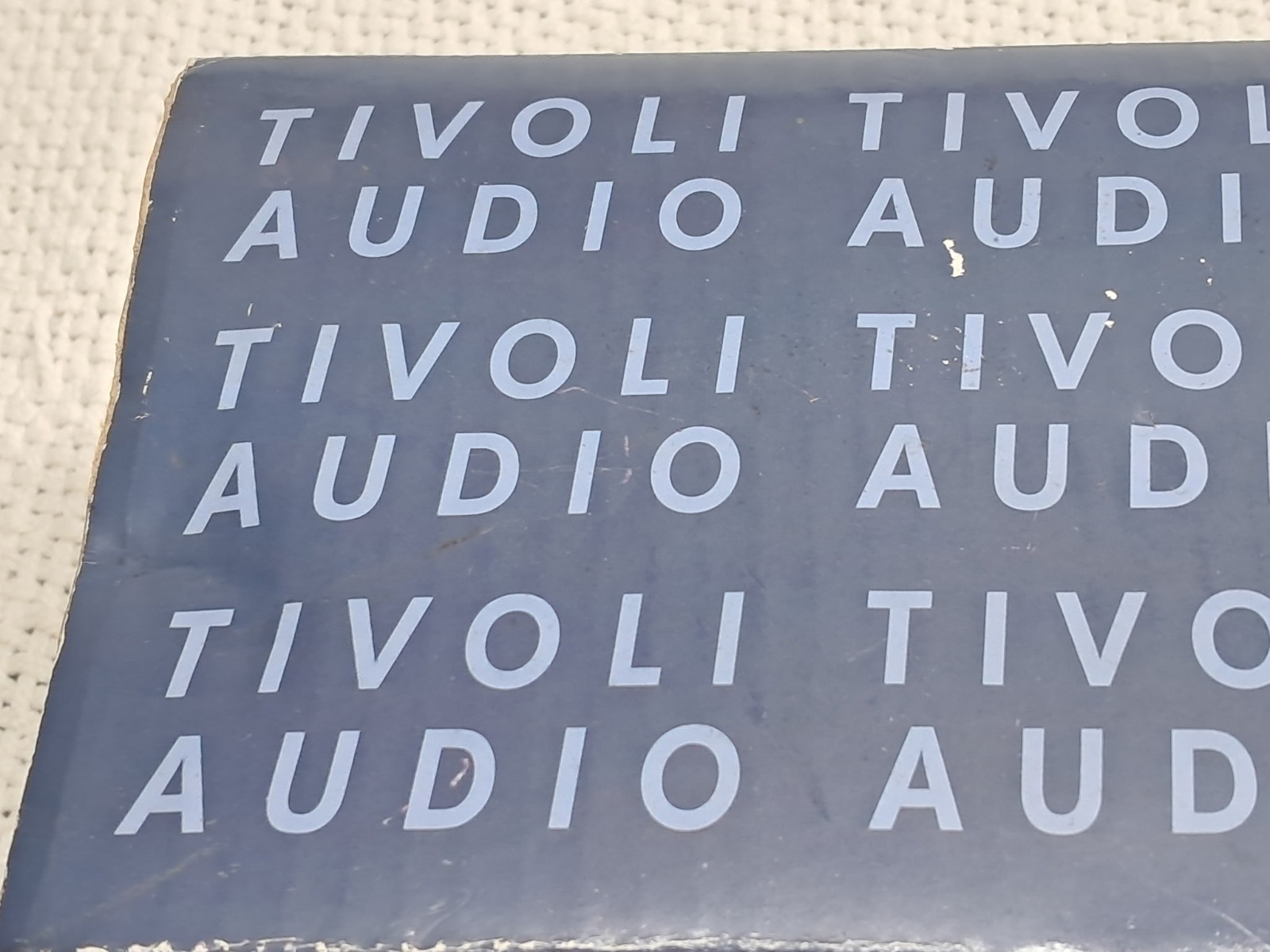 New Blue Colored Tivoli Audio PAL rechargable Portable AM/FM Radio