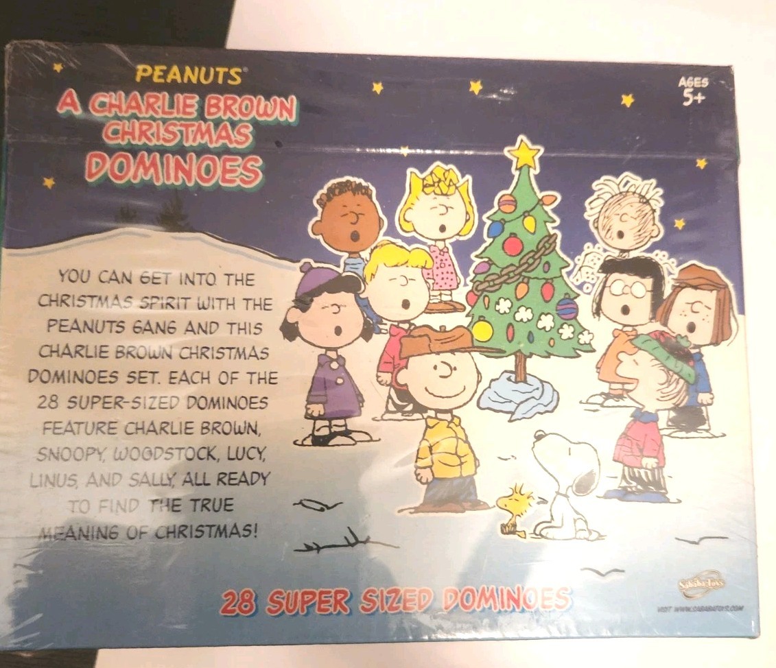 2007 Sababa Toys “A Charlie Brown Christmas” dominoes set NIB sealed