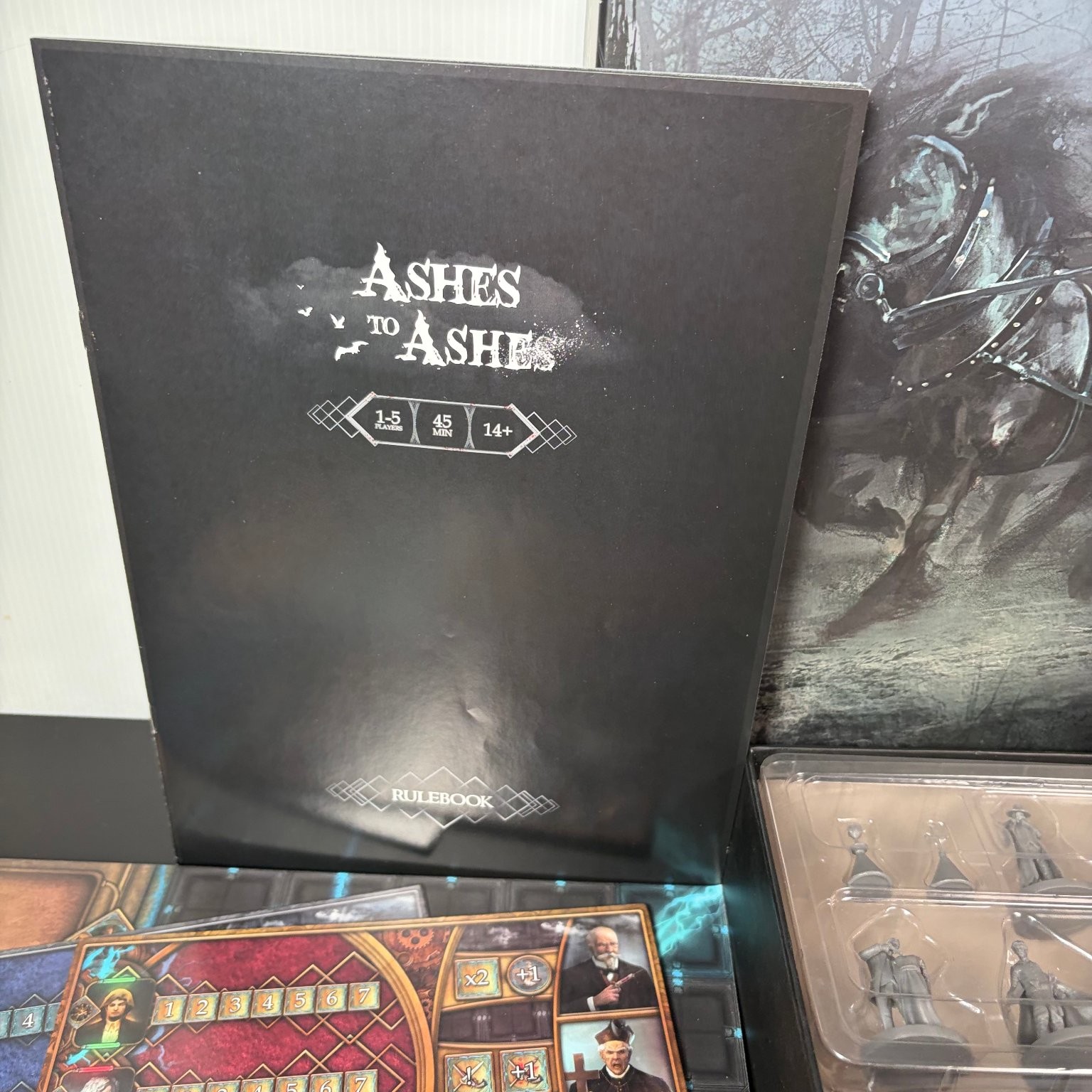 Ashes to Ashes Kickstarter Exclusive Board Game 1-5 Players Ages 14+ Complete