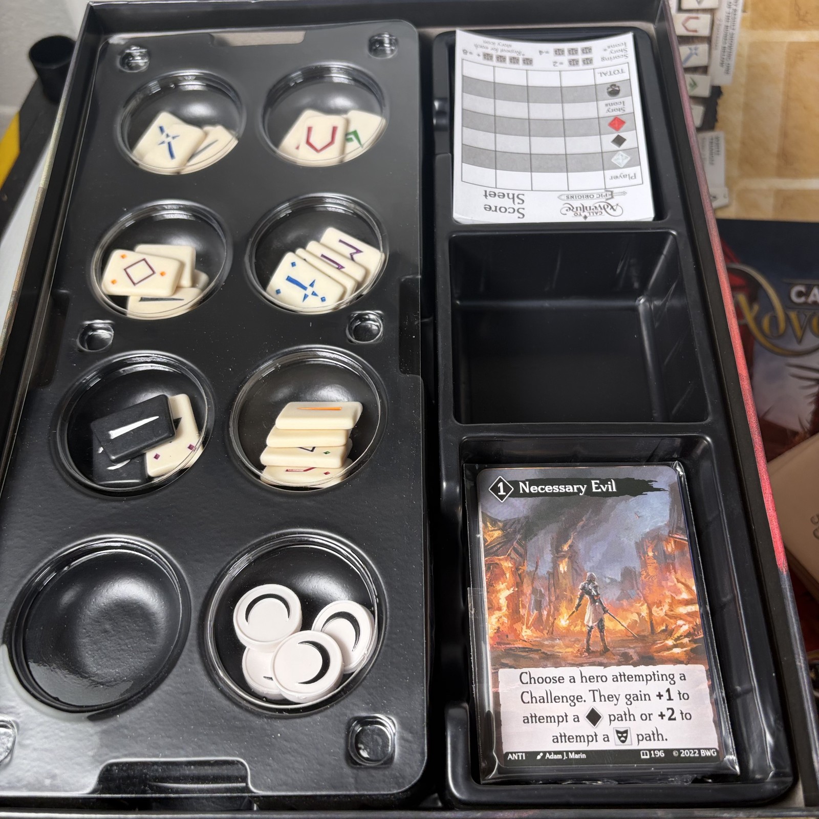 HUGE Call to Adventure Kickstarter Bundle w/ Core Game, 3 Expansions & Playmat