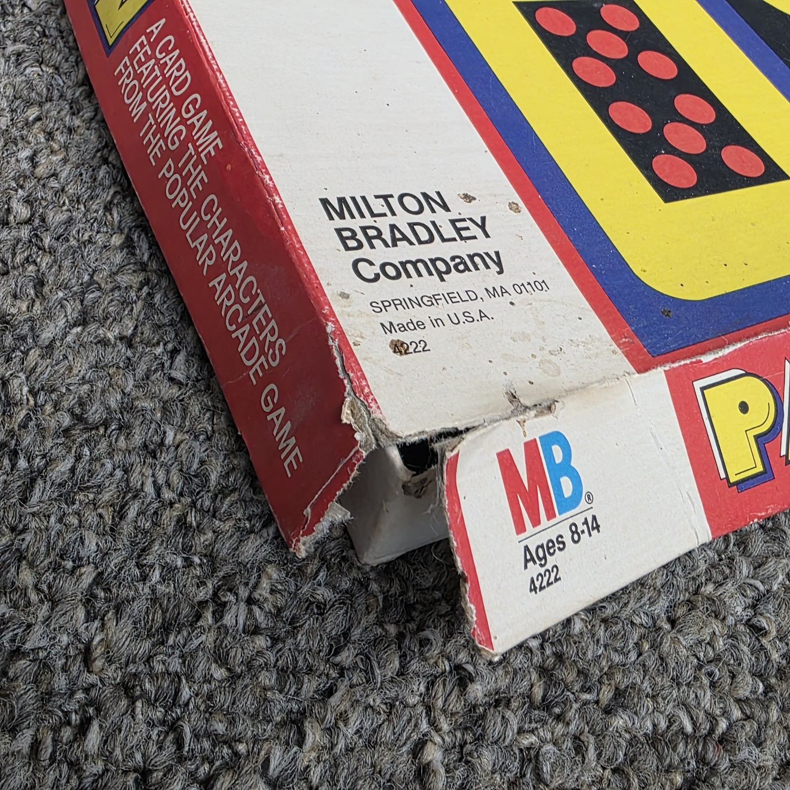 Vintage 1982 Pac-Man Card & Board Game Milton Bradley Complete Arcade Classic