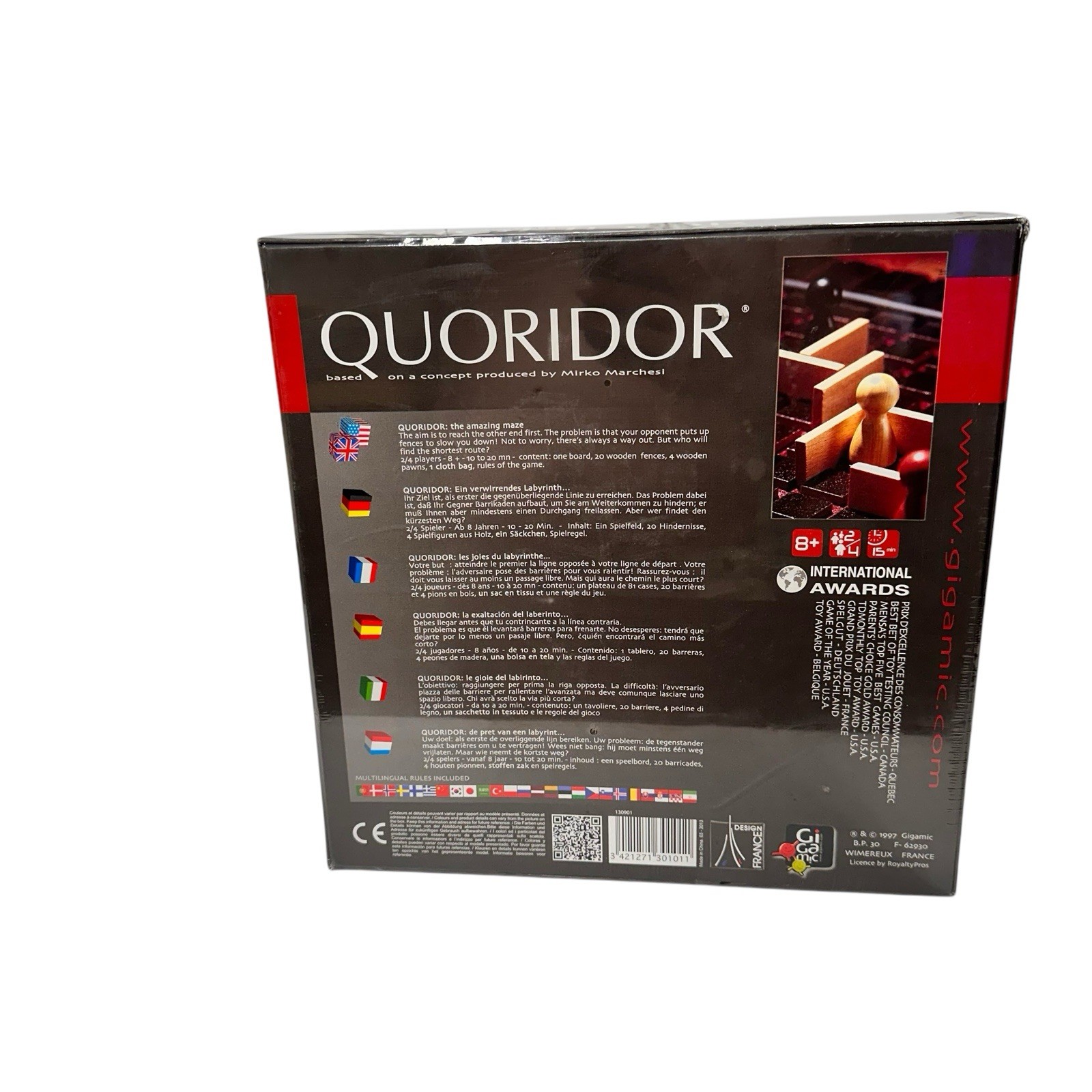 QUORIDOR By Gigamic Vintage Game From 1997 Concept By Marchesi – NEW/SEALED
