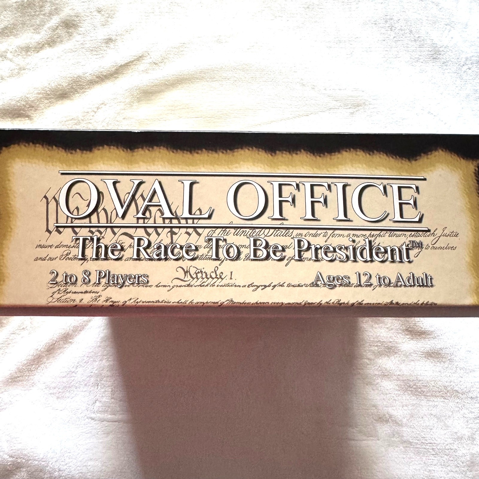 Vintage 1990s Oval Office Race To Be President Board Game New in Box