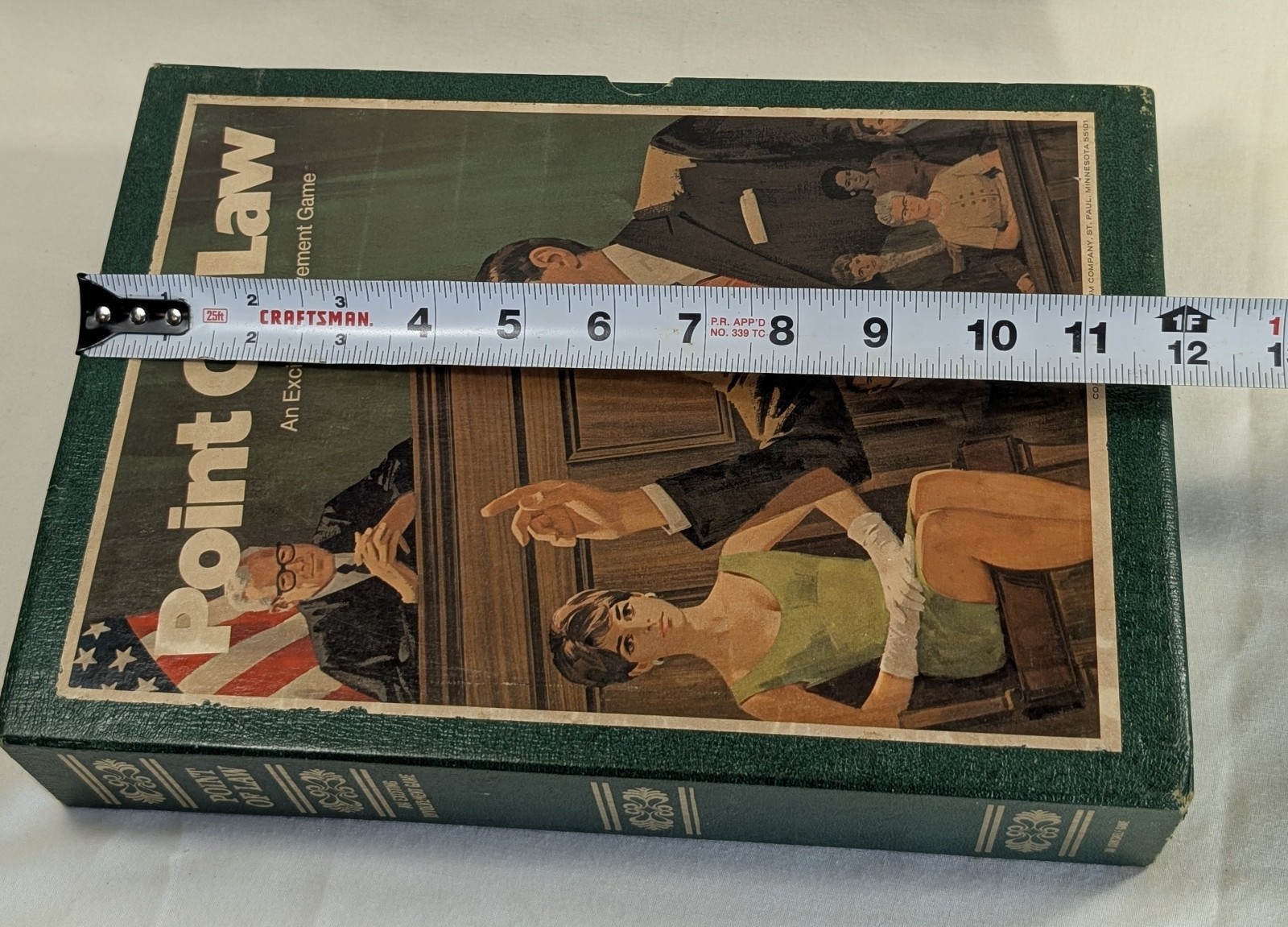 Vtg 3M Bookshelf Game POINT OF LAW Role-playing Involvement Open Box Unused 1972