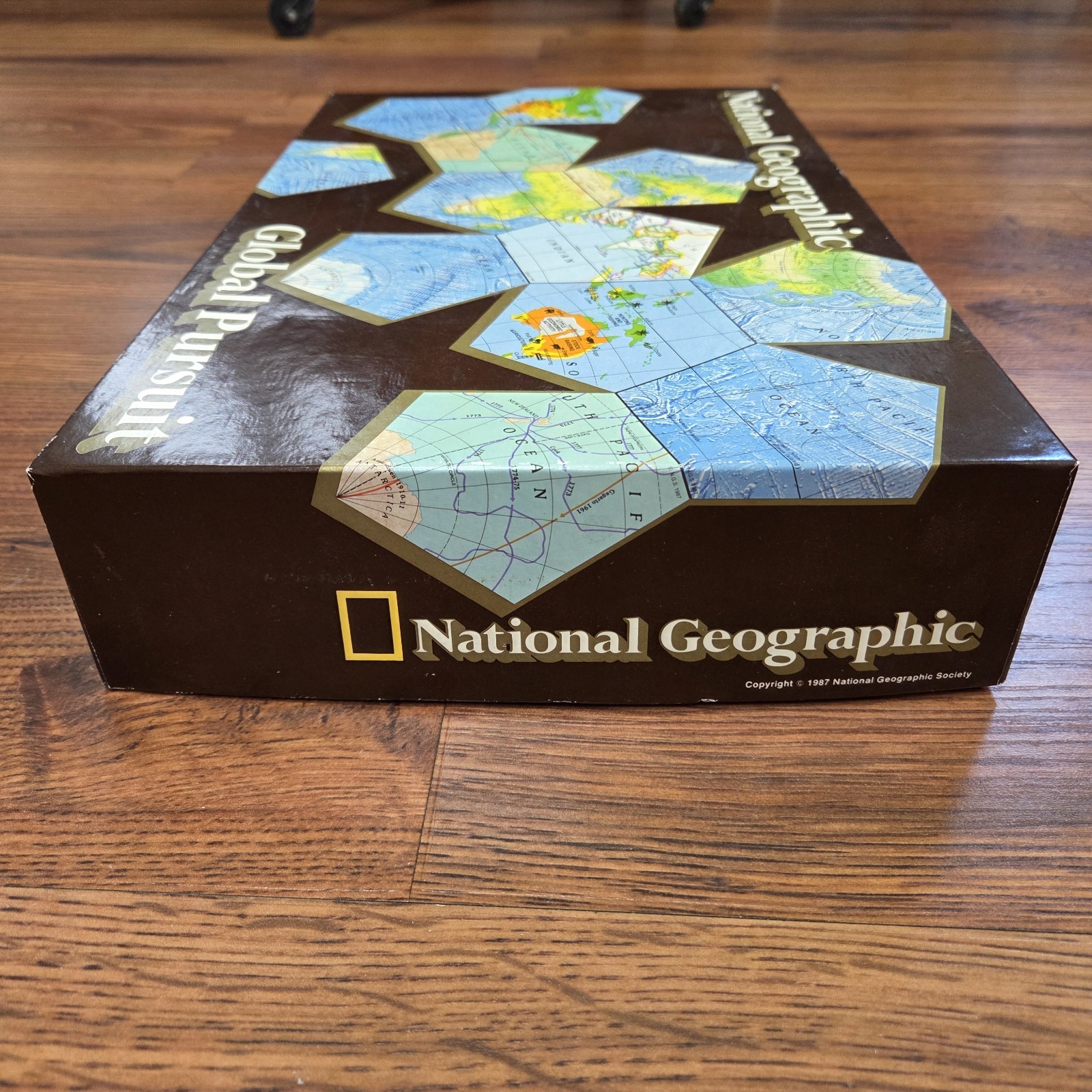 National Geographic GLOBAL PURSUIT Board Game 1987 Trivia Vintage COMPLETE