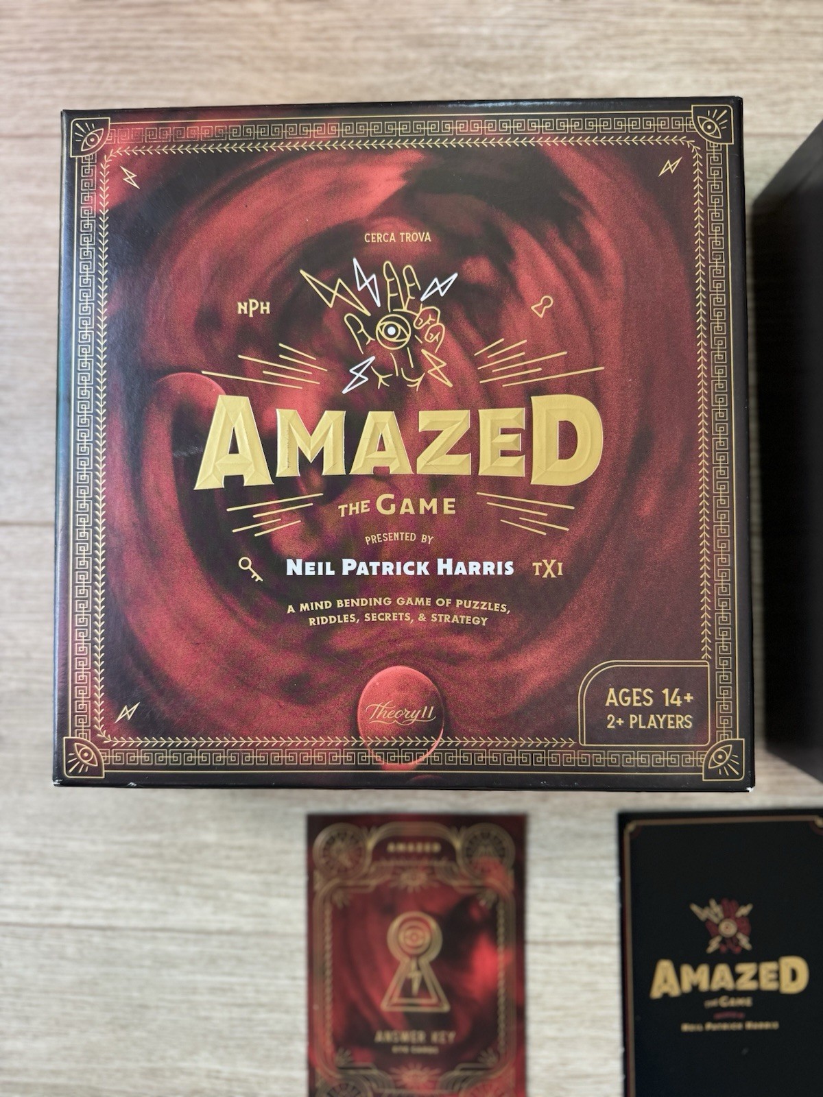 Amazed the Game 100% COMPLETE Theory11 2018 Neil Patrick Harris Puzzles