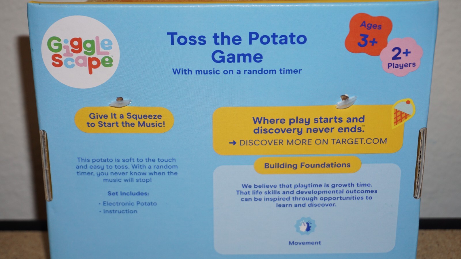 GiggleScape Toss the Potato Game | Music with Random Timer