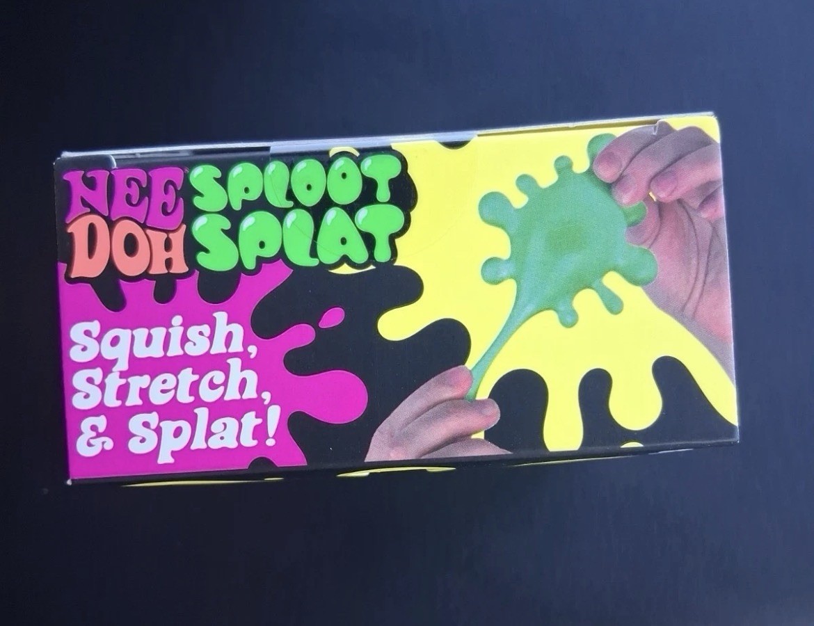 NeeDoh PURPLE Sploot Splat Nee Doh Squishy NEW Authentic Schylling Manipulative