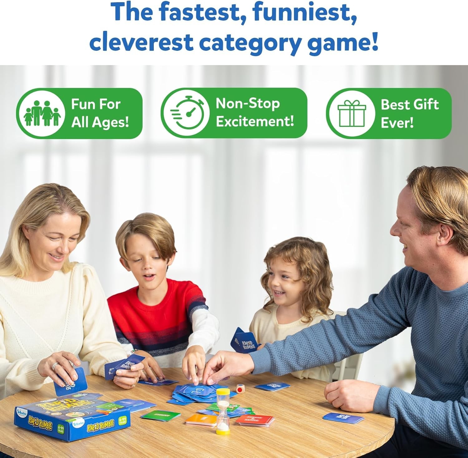 Thrilling Rapid Rumble Board Game – Quick-Thinking Fun for Families and Friends!