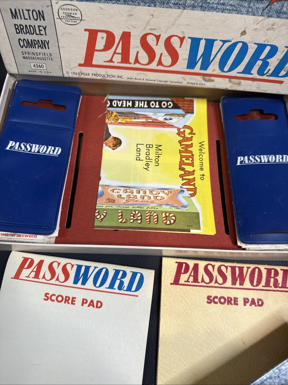 Vintage 1962 Milton Bradley Password Volume Two Board Game 4260