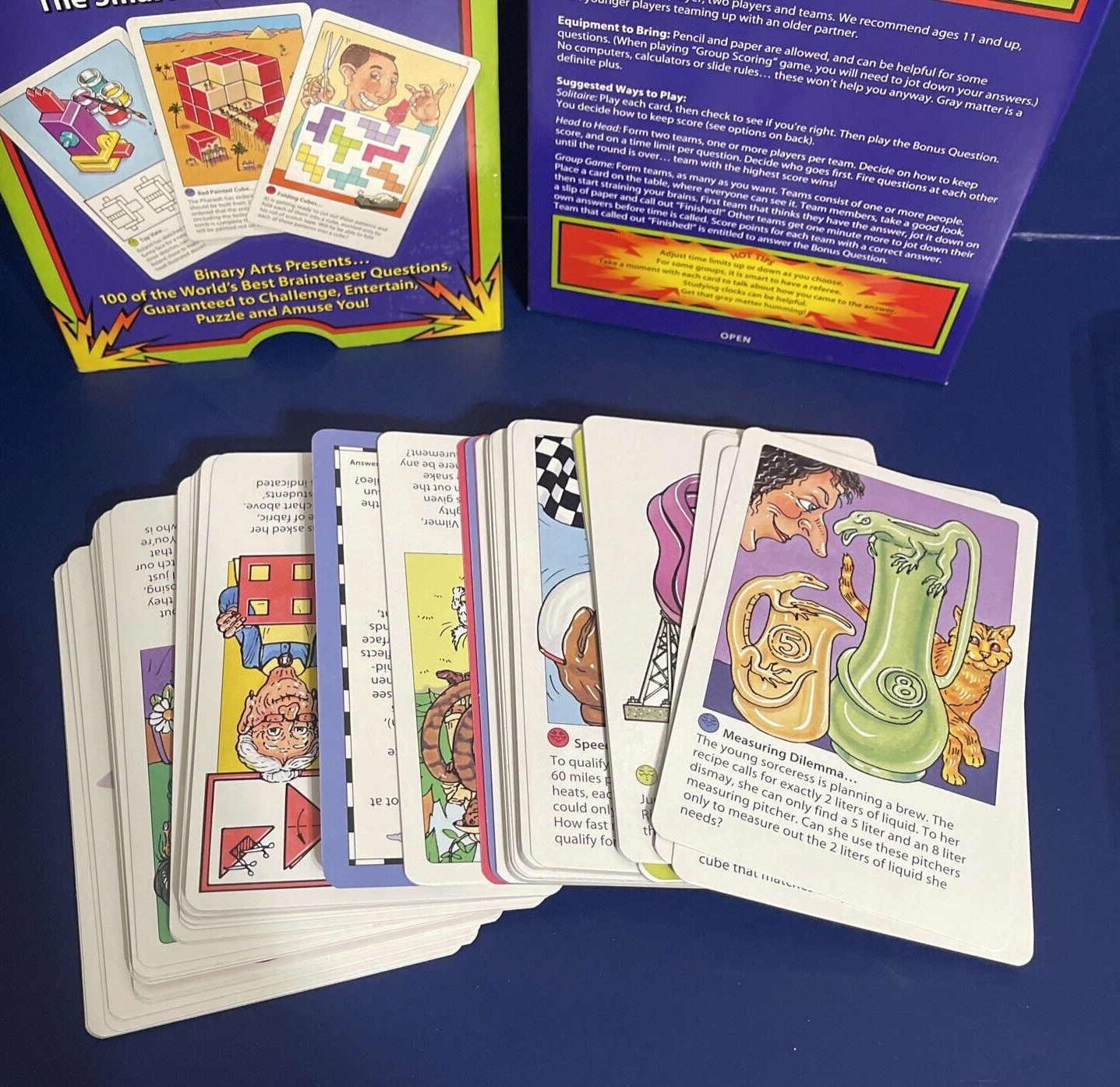 Visual Brain Storms™️ The Smart Thinking Game 1995 by Binary Arts VINTAGE