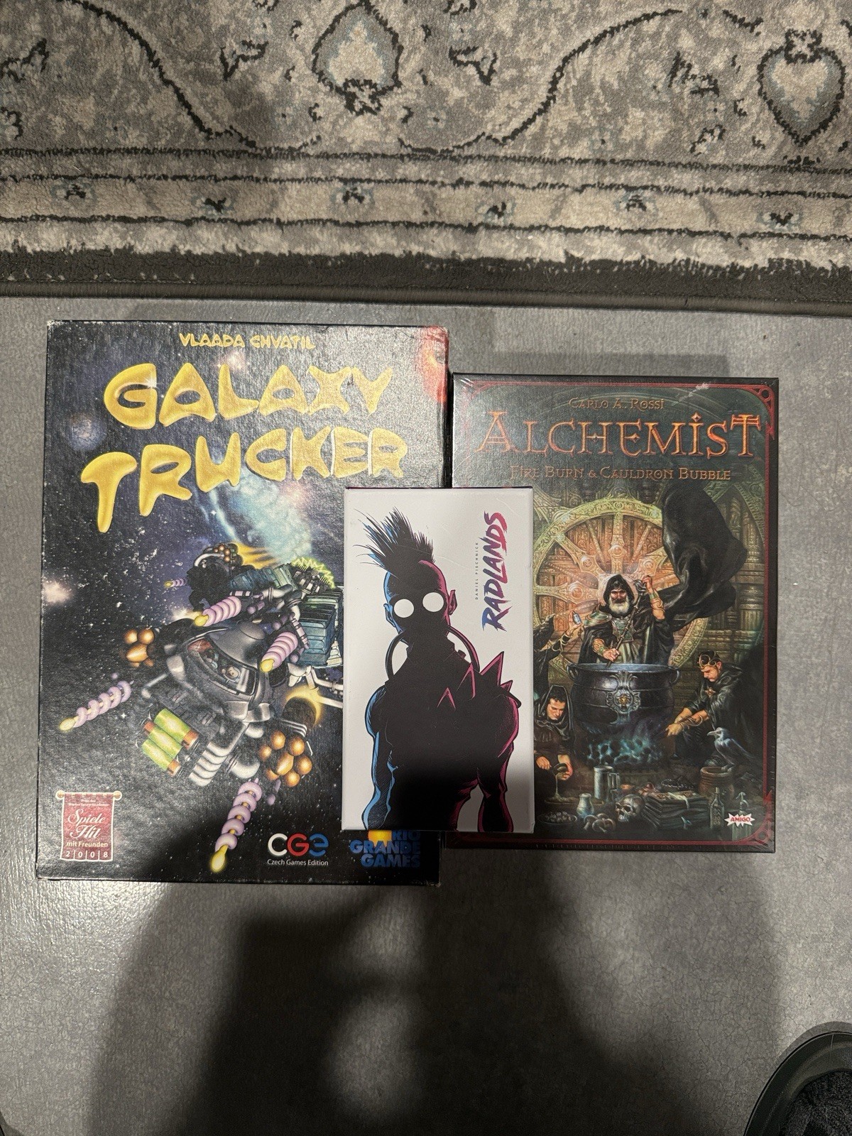 Board Game Bundle! Radlands, Galaxy Trucker, Alchemist