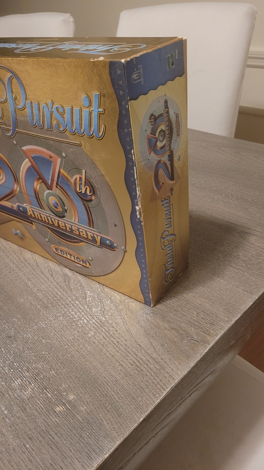 Vintage Trivial Pursuit 20th Anniversary Edition Hasbro Board Game 2002 Complete