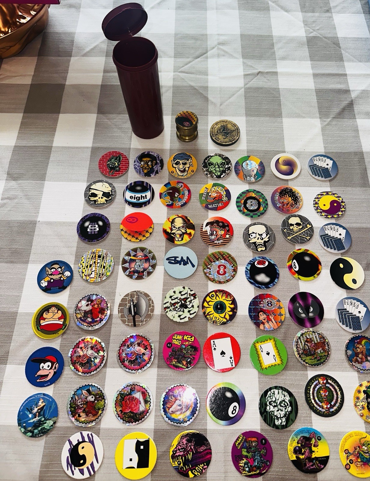 Vintage 1990s POGS Slammer & Slammers Milk Caps Huge Lot 90s Kids Toy