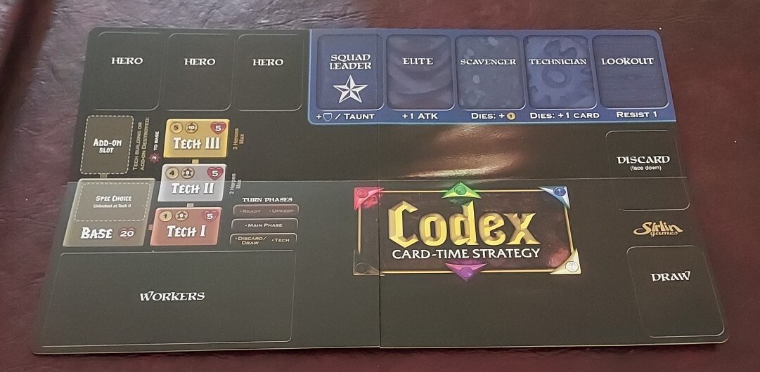 Codex Card-Time Strategy board game, Core Set Blood Anarchs/Moss Sentinels