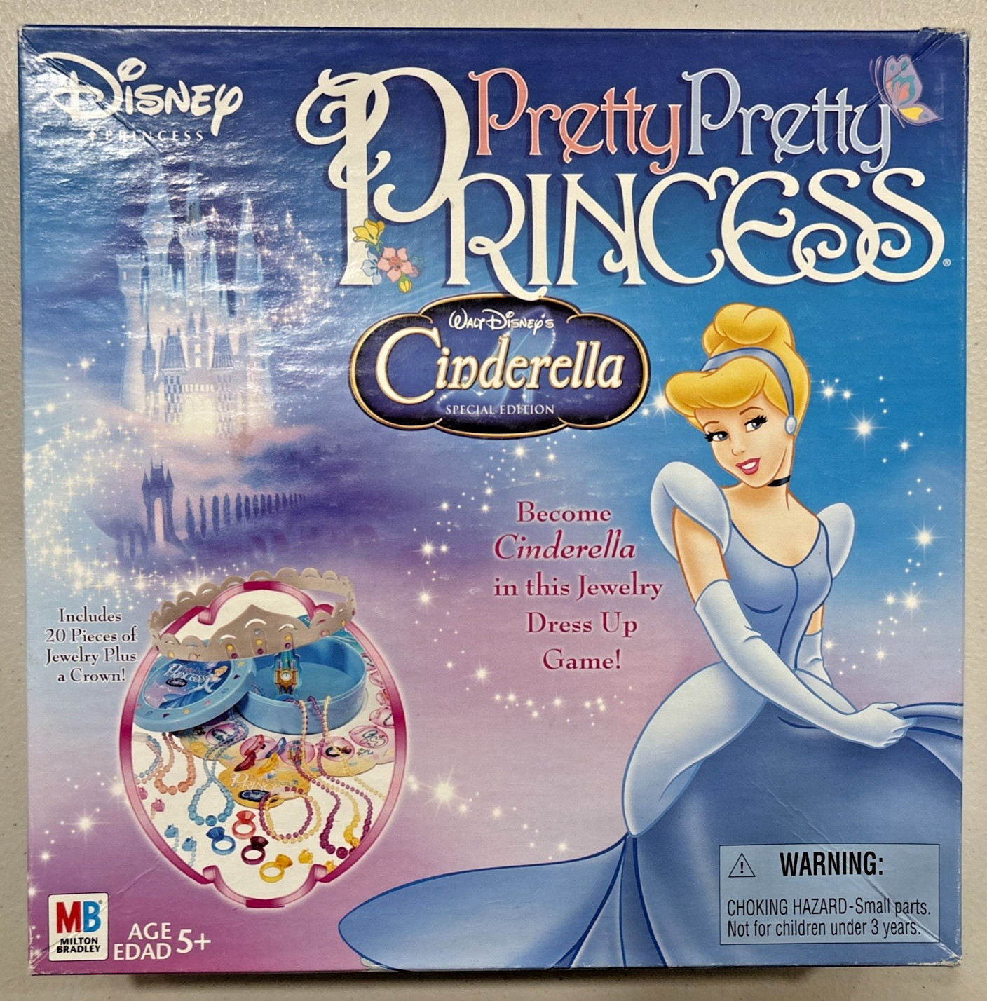 Milton Bradley Pretty Pretty Princess Disney Cinderella Edition 100% Complete!