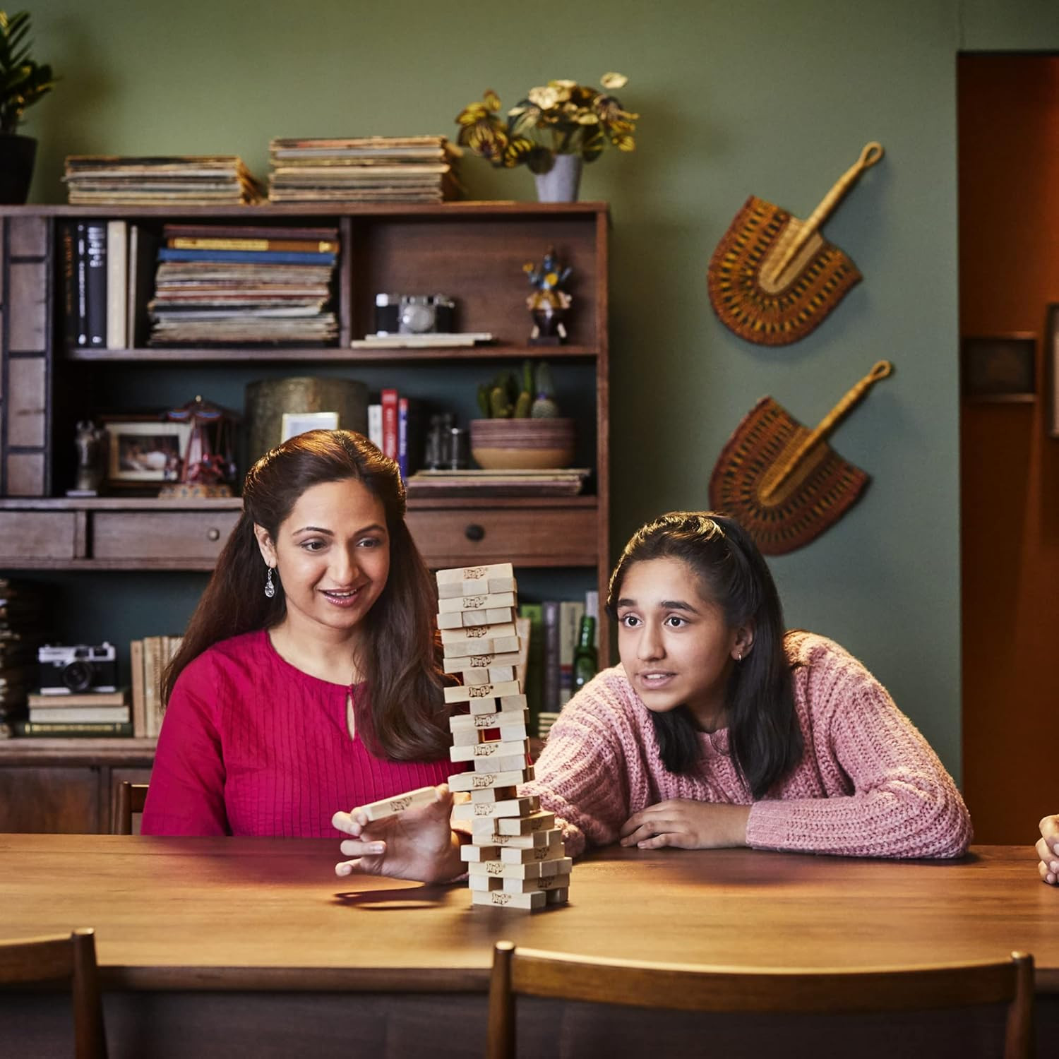 Jenga Game | the Original Wood Block Game with Genuine Hardwood Blocks | Stackin