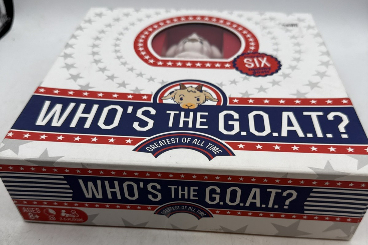 Whos the GOAT Board Party Game Greatest Of All Time 3-6 Players