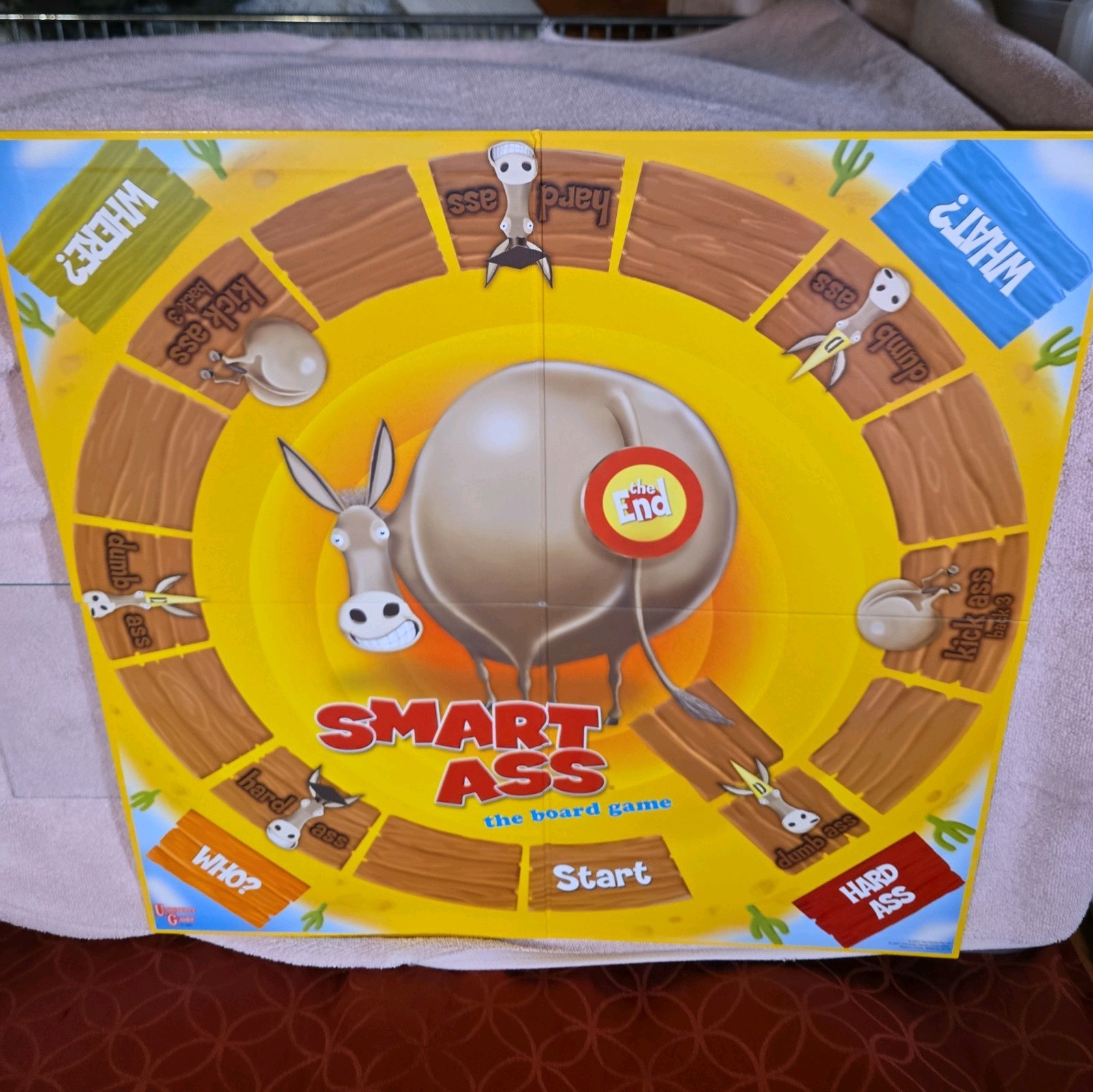 2007 Smart Ass The Board Game, The Ultimate Trivia Game by University Games