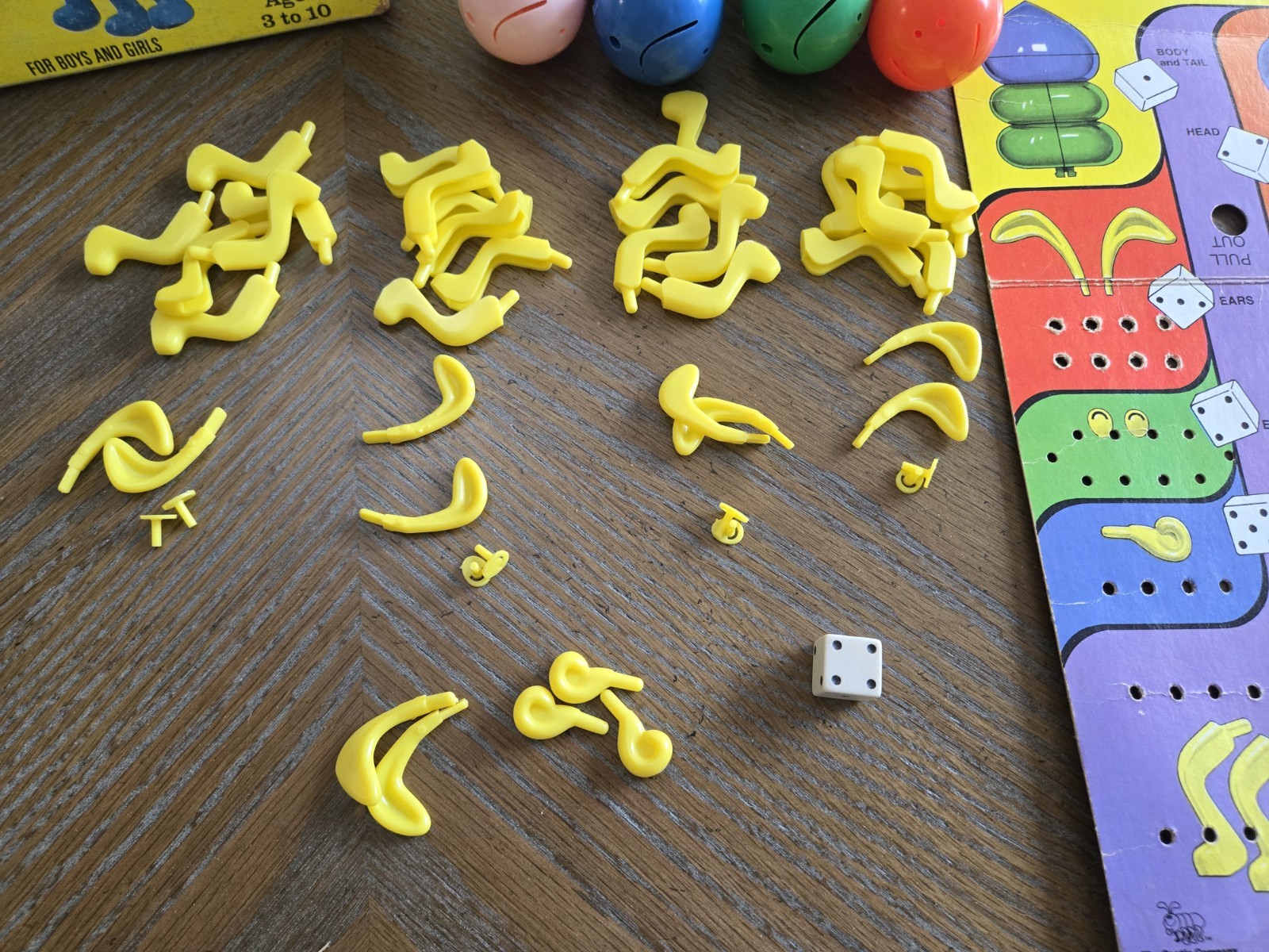 Vintage 1972 Schaper Cootie Game No. 200 B Original Box