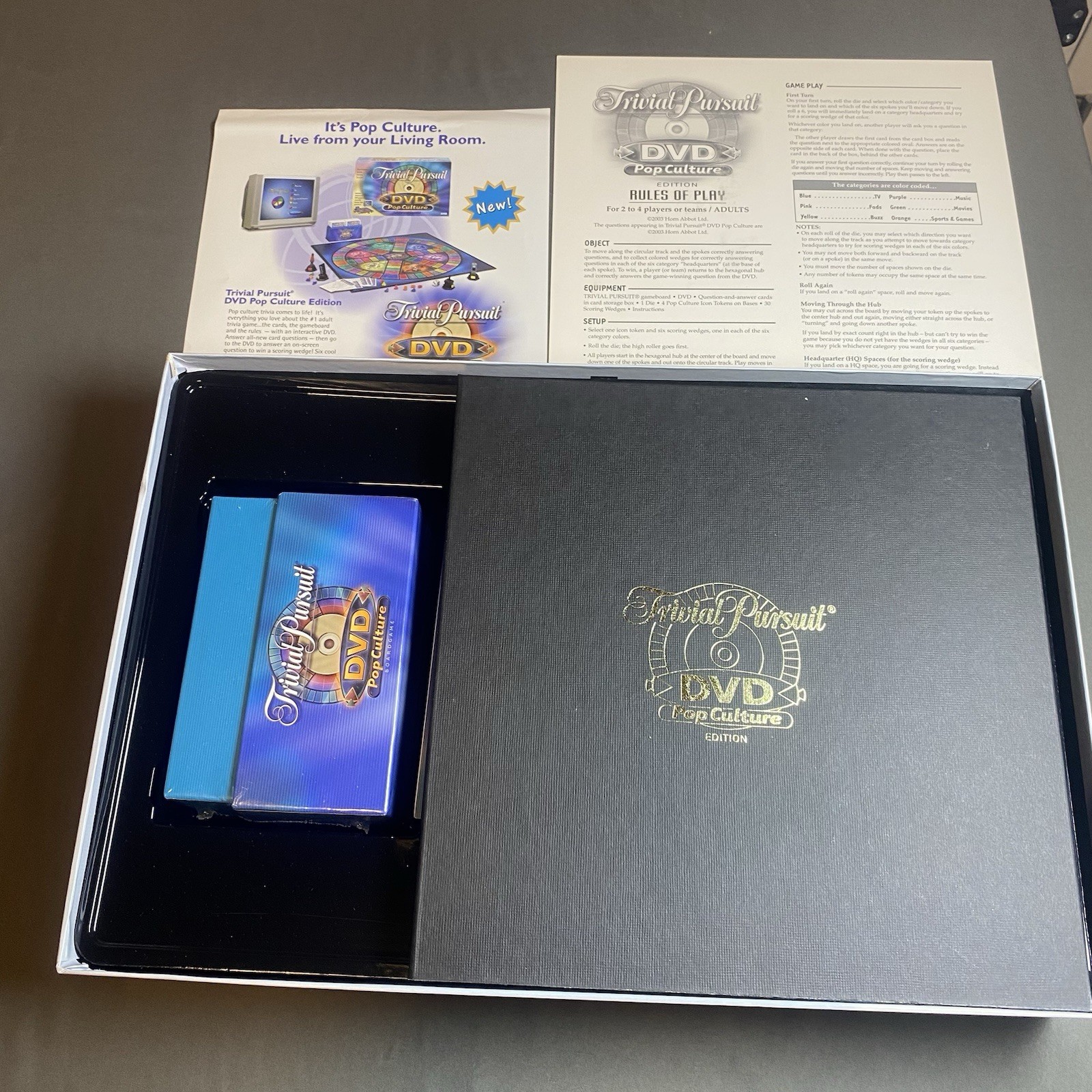 Trivial Pursuit DVD Pop Culture Board Game Hasbro Parker Brothers NEW Sealed