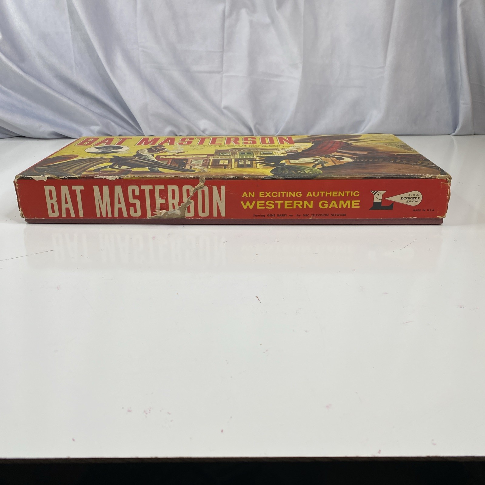 1958 Bat Masterson Board Game by Lowell Complete or Near Complete – See pics