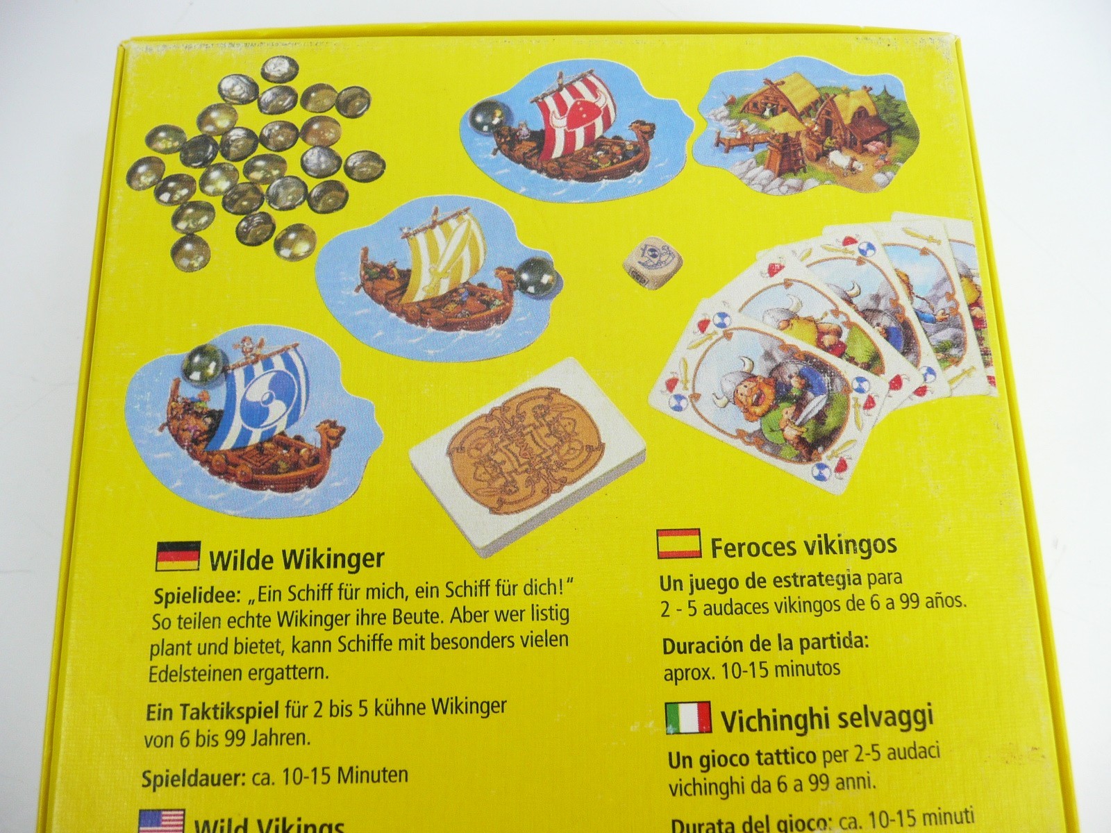 HABA Board Game Wilde Wikinger Wild Vikings Box Germany