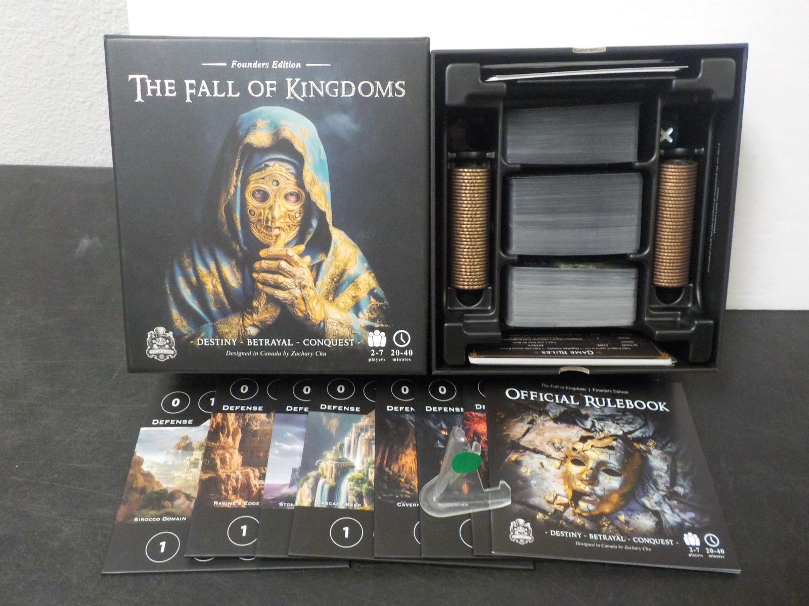G529 The Fall of Kingdoms Founders Edition Board Game