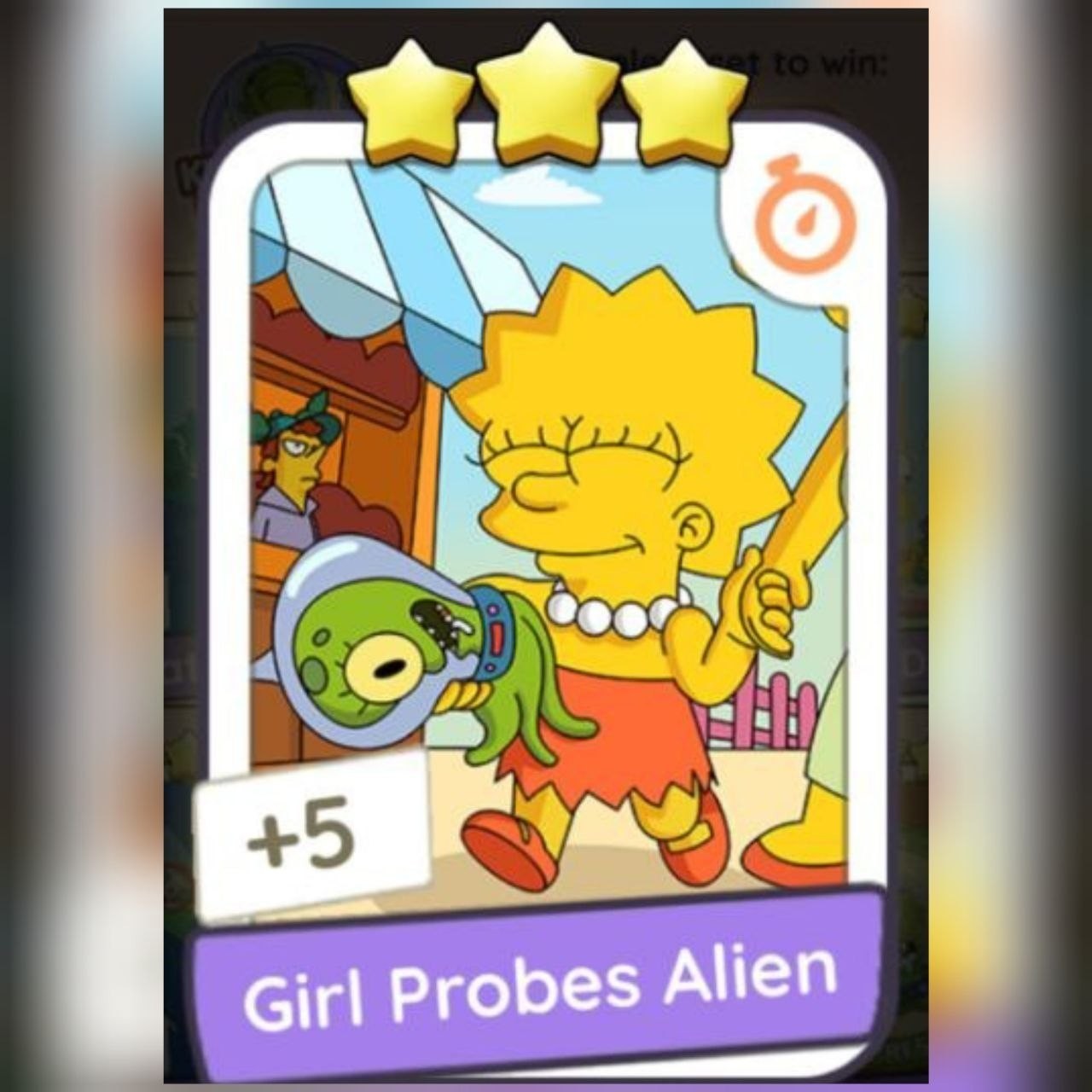 1 x Girl Probes Alien (⭐️⭐️⭐️) – BONUS SET – Mono_Poly_Go Stickers – Best Servic
