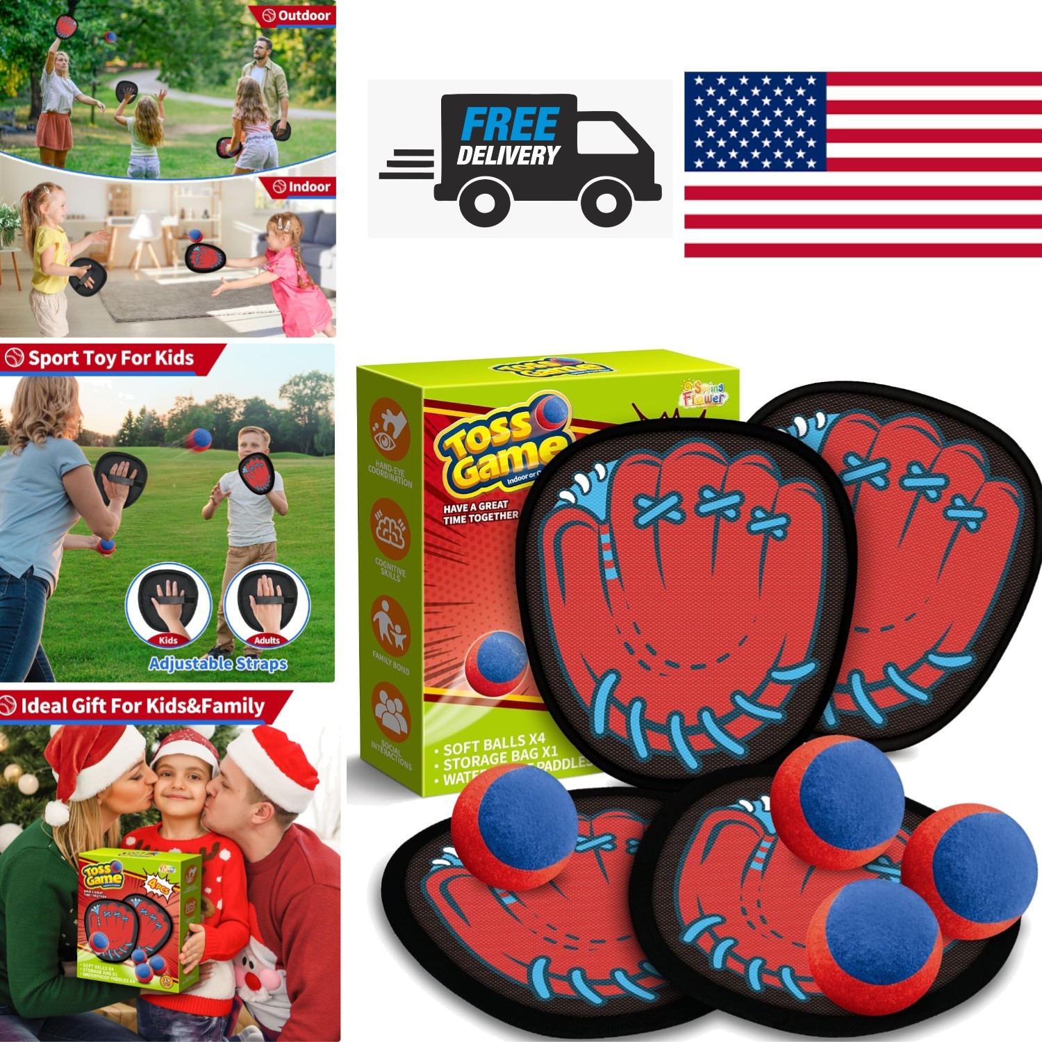 Interactive Stick Catch Ball Game for Kids Improves Hand Eye Coordination