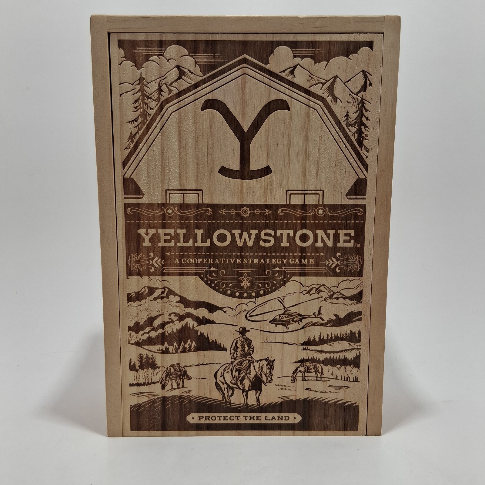 Buffalo Games Yellowstone The Cooperative Board Game for Adults New Open Box