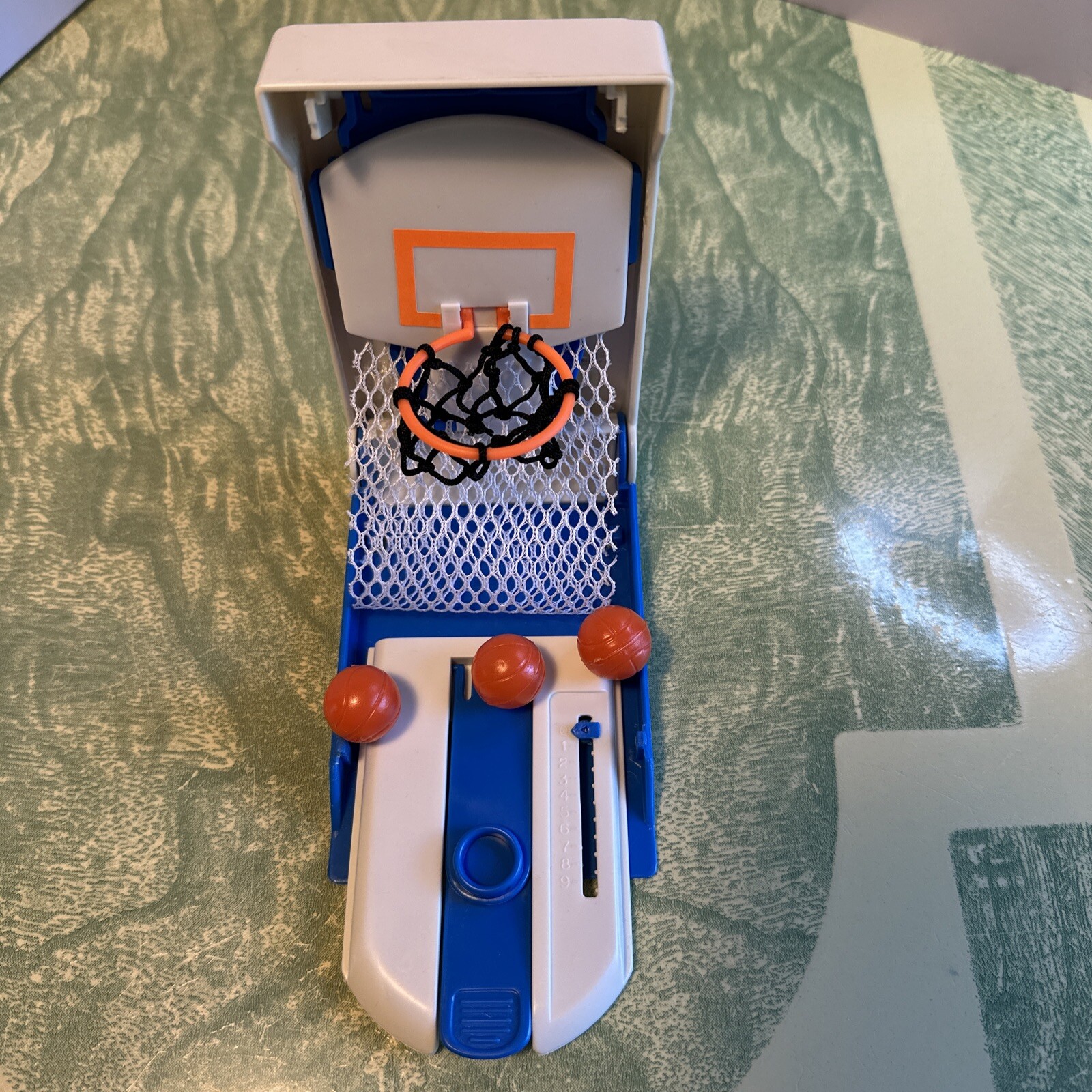 Vtg 1994 Super Shot Pocket Game Basketball travel Complete Works 90’s Fun(8)