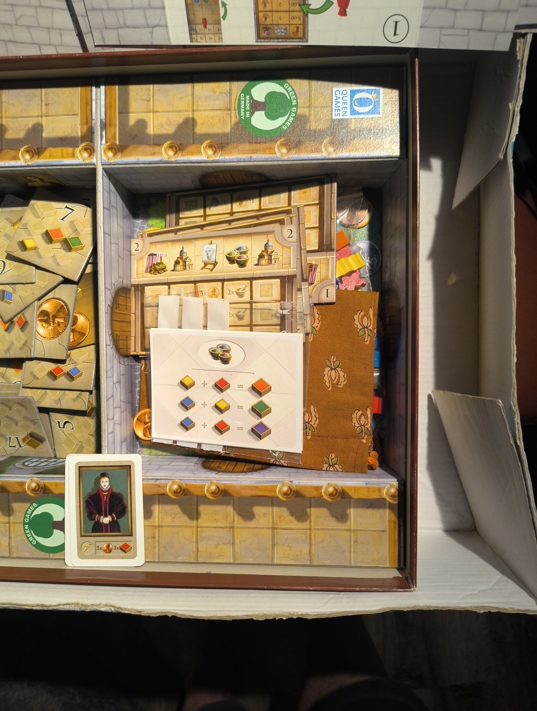 Fresco Board Game Queen Games Renaissance Strategy Award-Winning FREE SHIPPING