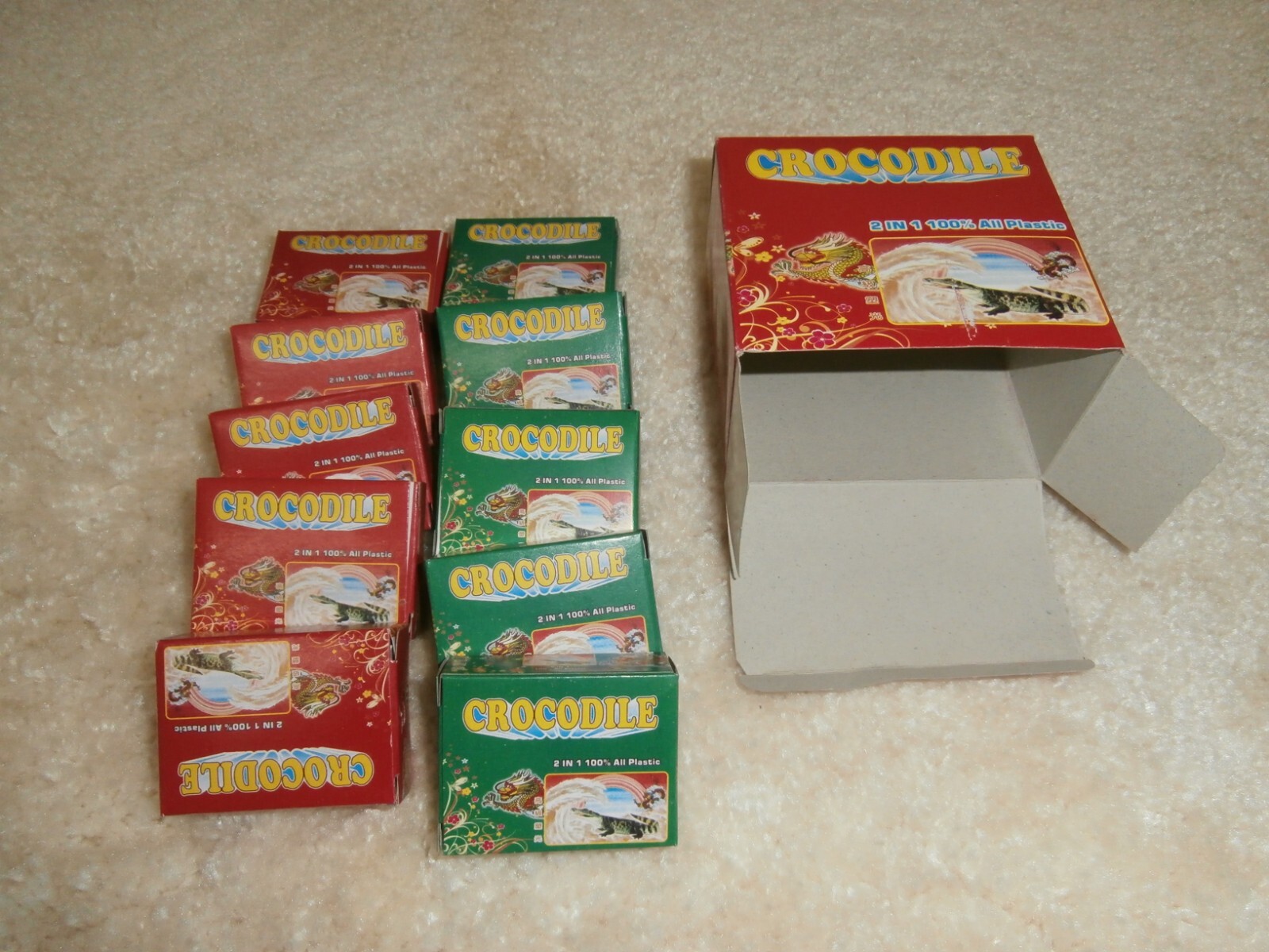 pack of 10 set crocodile Four color playing cards game (bài tứ sắc)( 四色牌)
