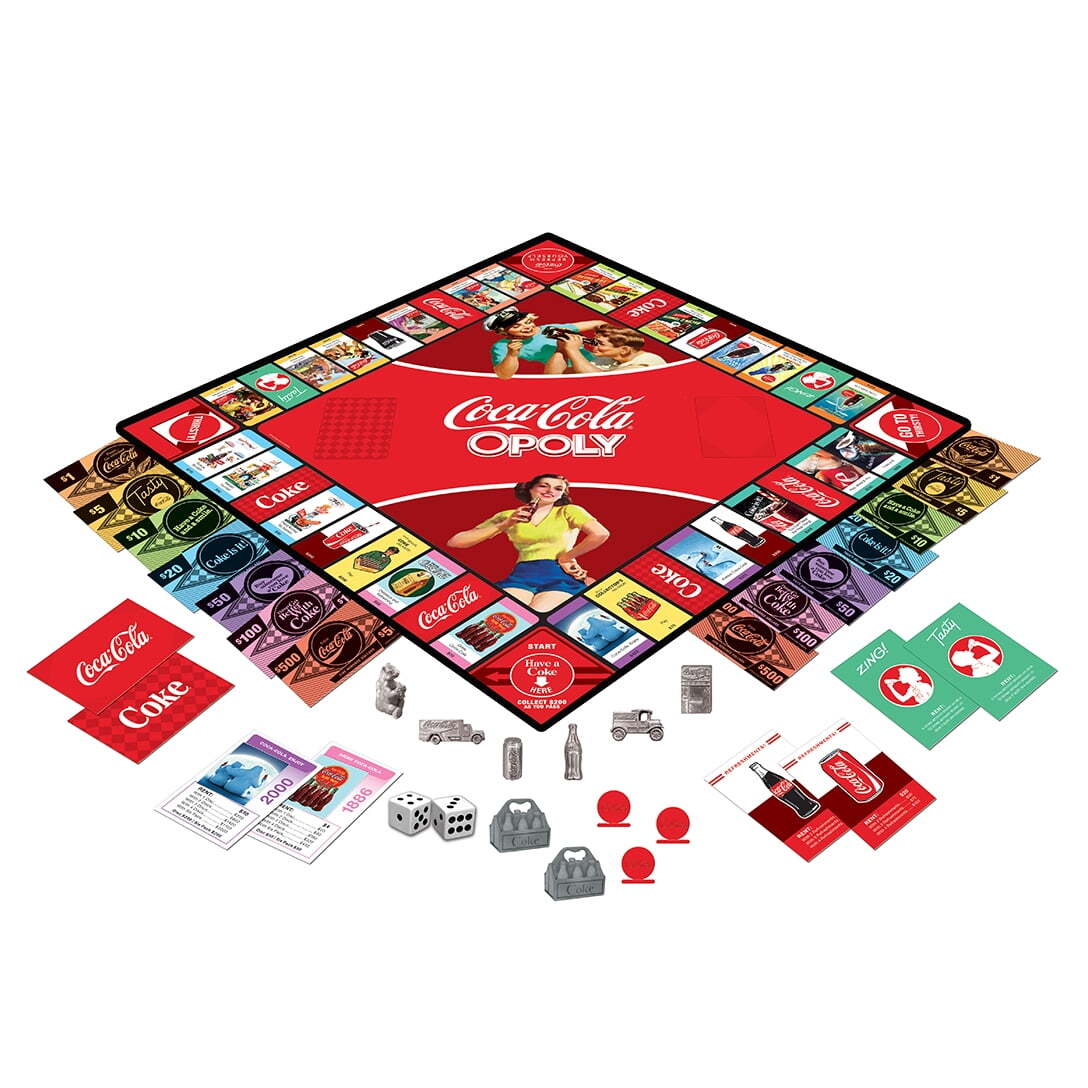 Coca-Cola Opoly Board Game Collector’s Edition 6 Tokens NEW Sealed Free Ship !