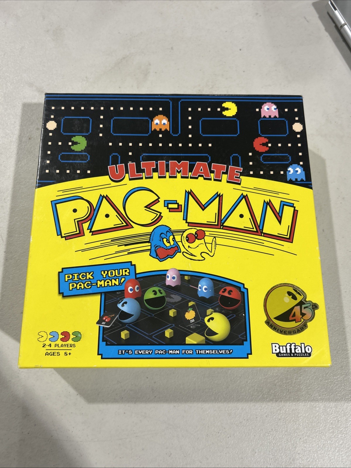 Buffalo Games: Ultimate PAC-MAN Board Game – Retro Arcade Classic – New