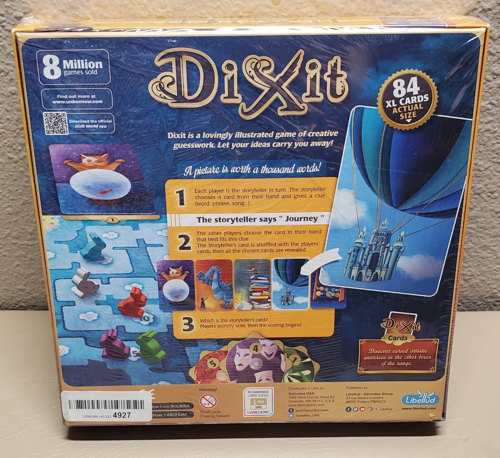 New Sealed DiXit Illustrated Game Of Creative Guesswork Board Game Libellud