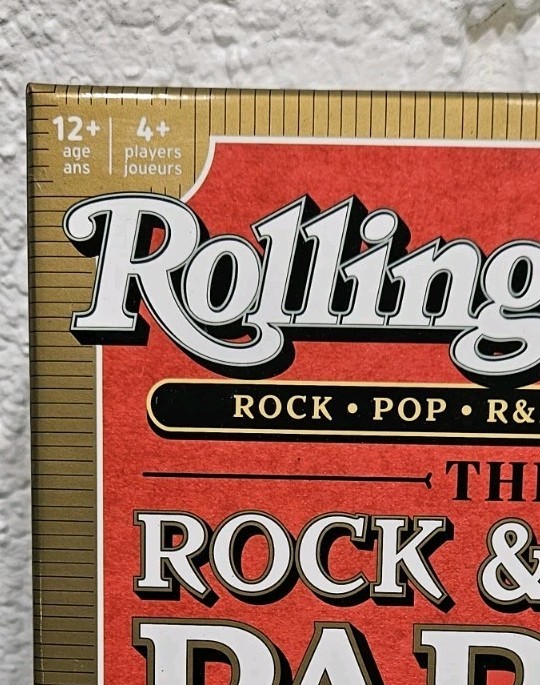 Rolling Stone The Rock and Roll Party Game with 6 Decades Of Music 4 Players NEW