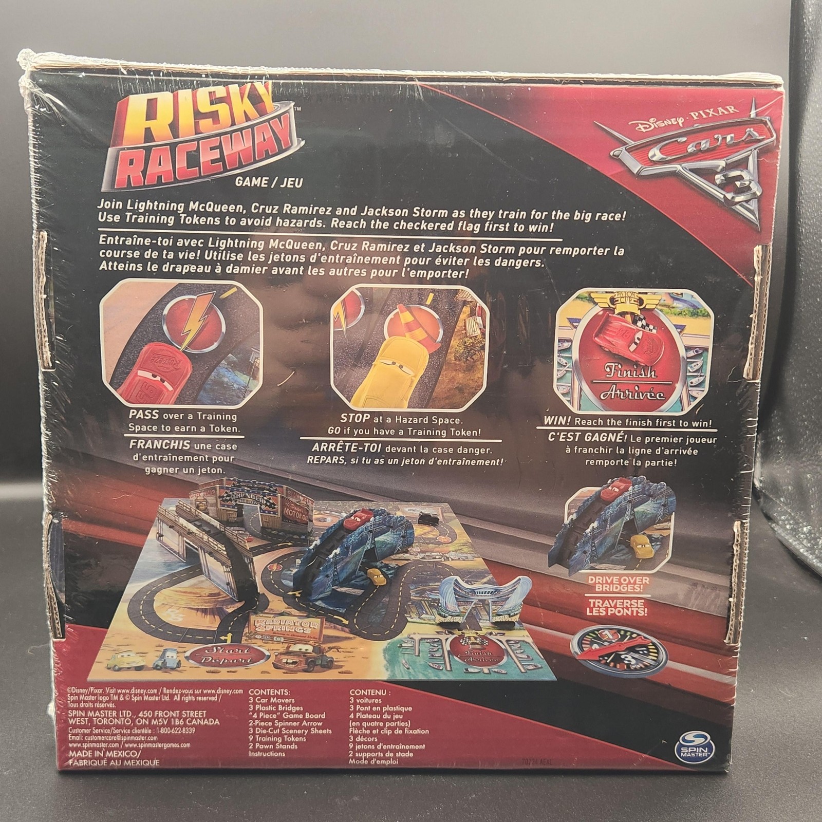 Disney Pixar Cars 3 “Risky Raceway” Board Game Lightning McQueen NEW SEALED