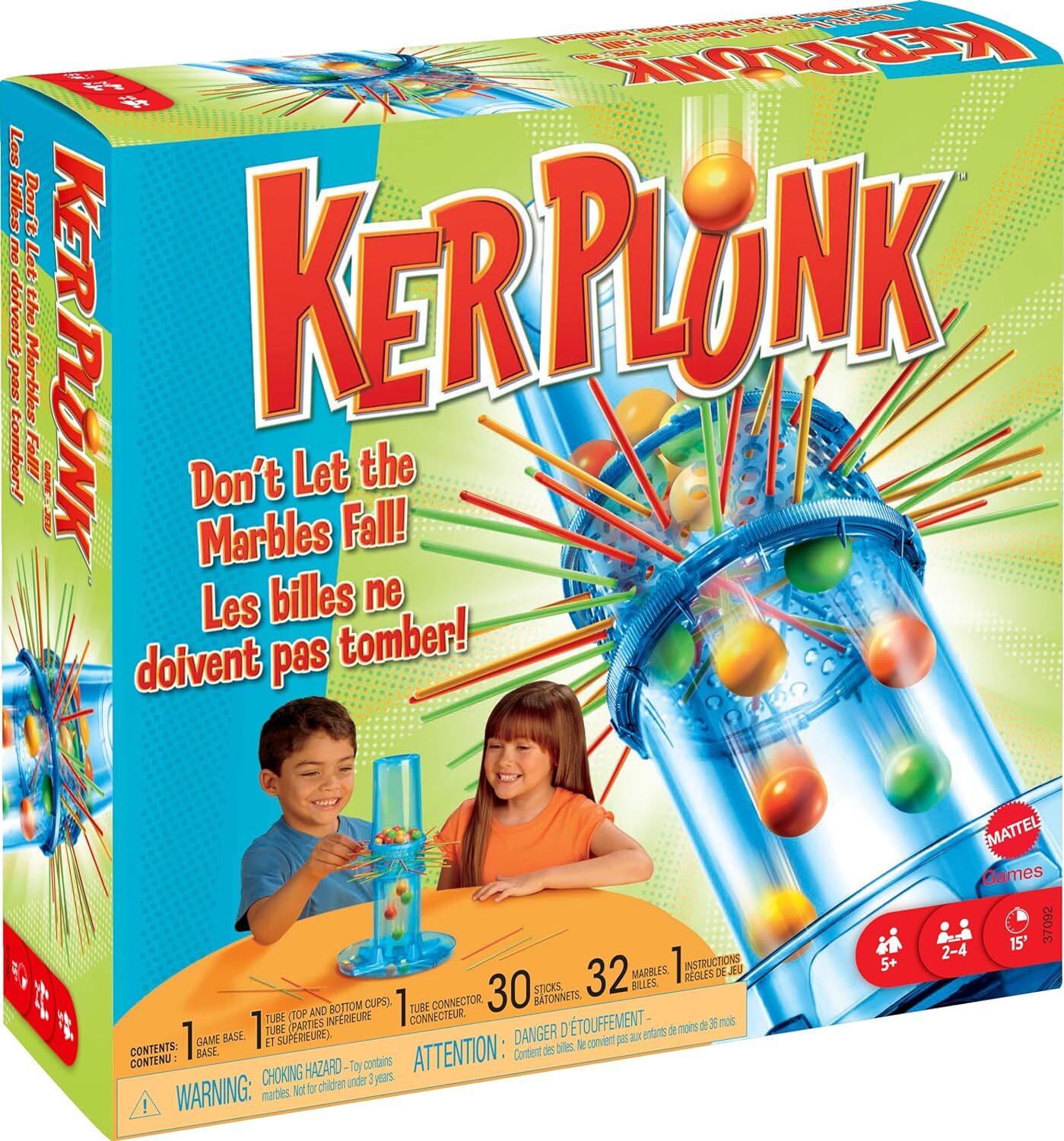 Ker Plunk Classic Tabletop Game for 2 to 4 Players Fun Family Game Night