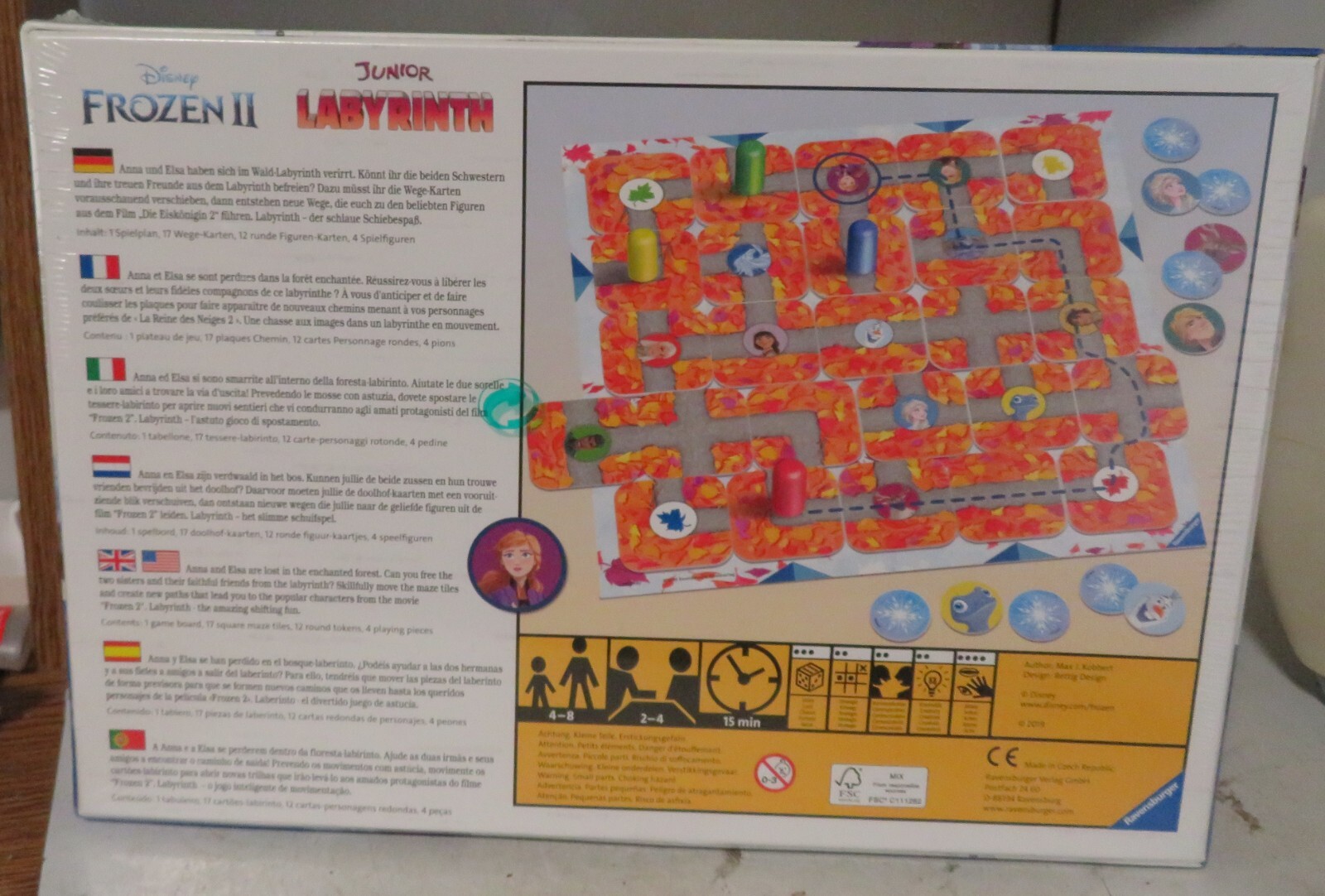 NEW Disney’s Frozen II Labyrinth Junior Board Game FACTORY SEALED Ravensburger