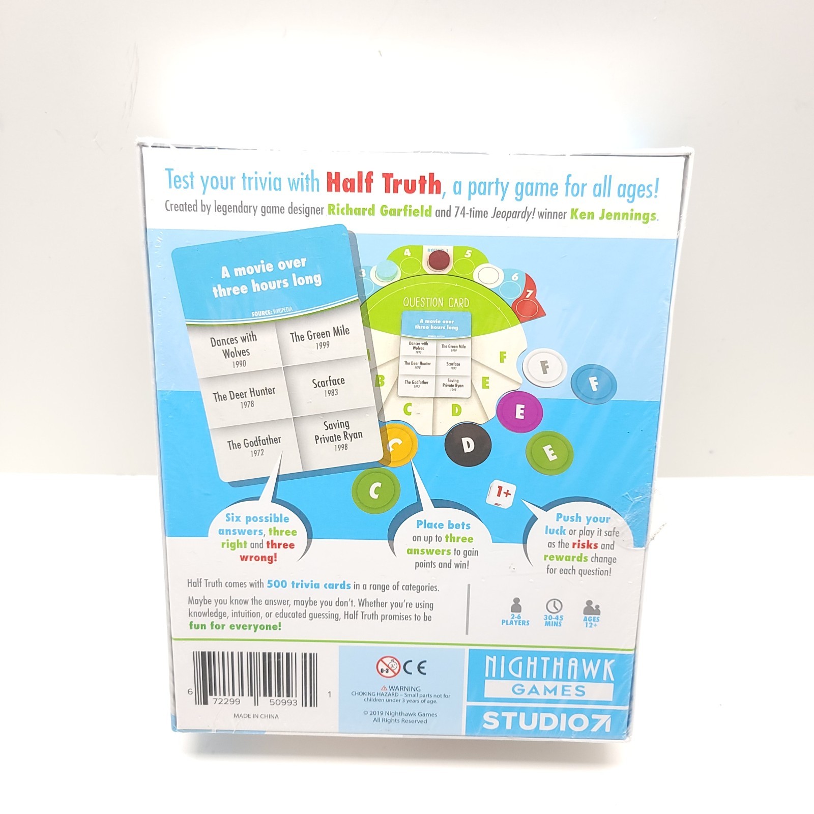 NEW SEALED Half Truth Trivia Game That Makes You Feel Smart Ken Jennings 2019