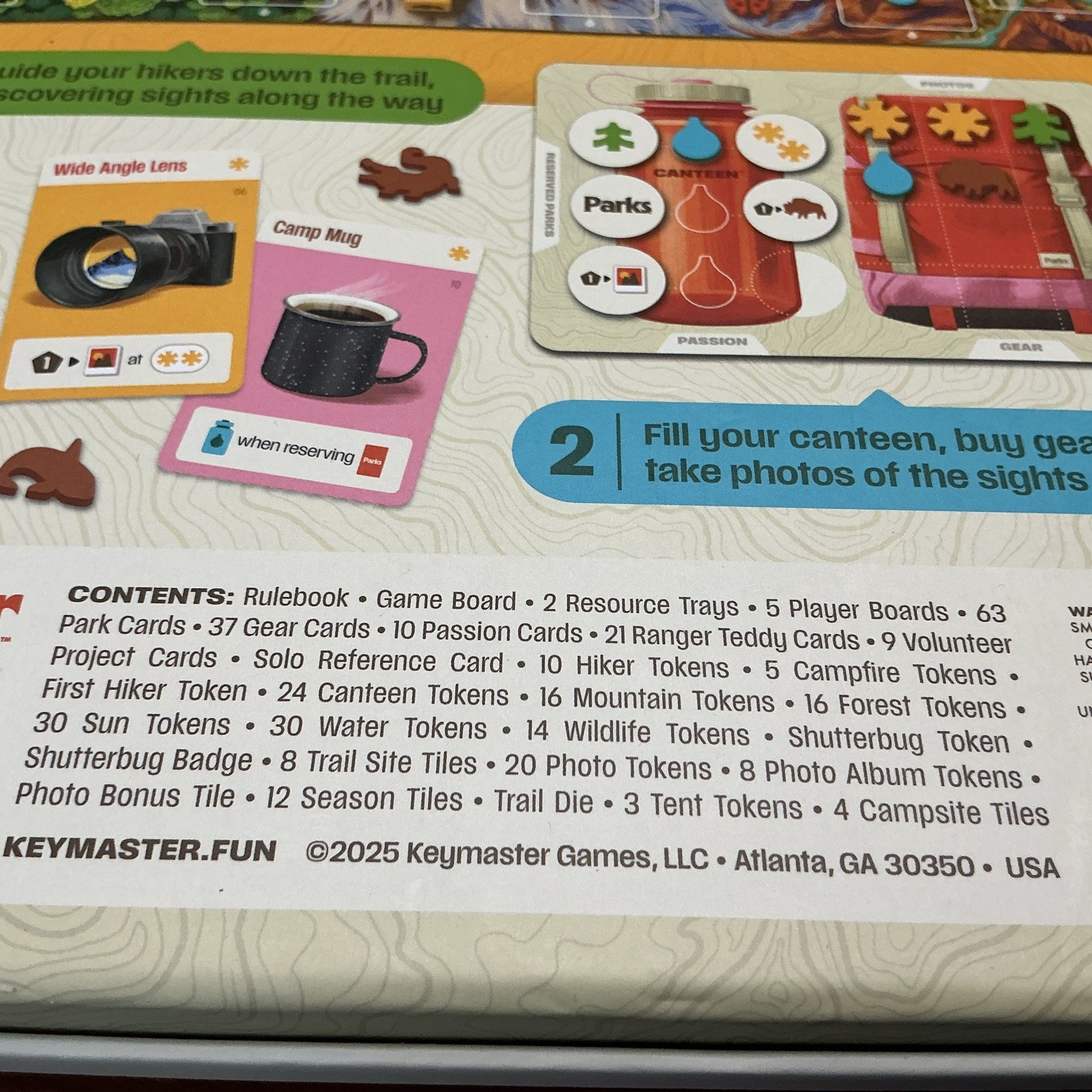 Keymaster Games: Parks Version 1.1 – Board Game – New Open Box