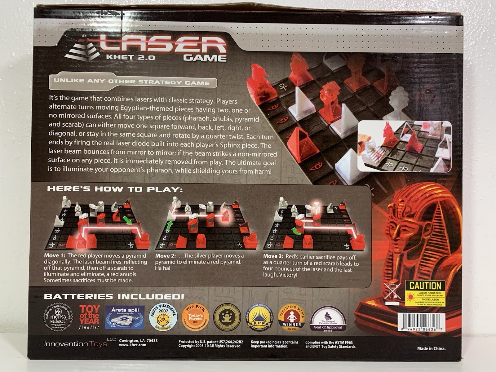 Laser Khet 2.0 Strategy Board Game – Mensa Select 100% Complete